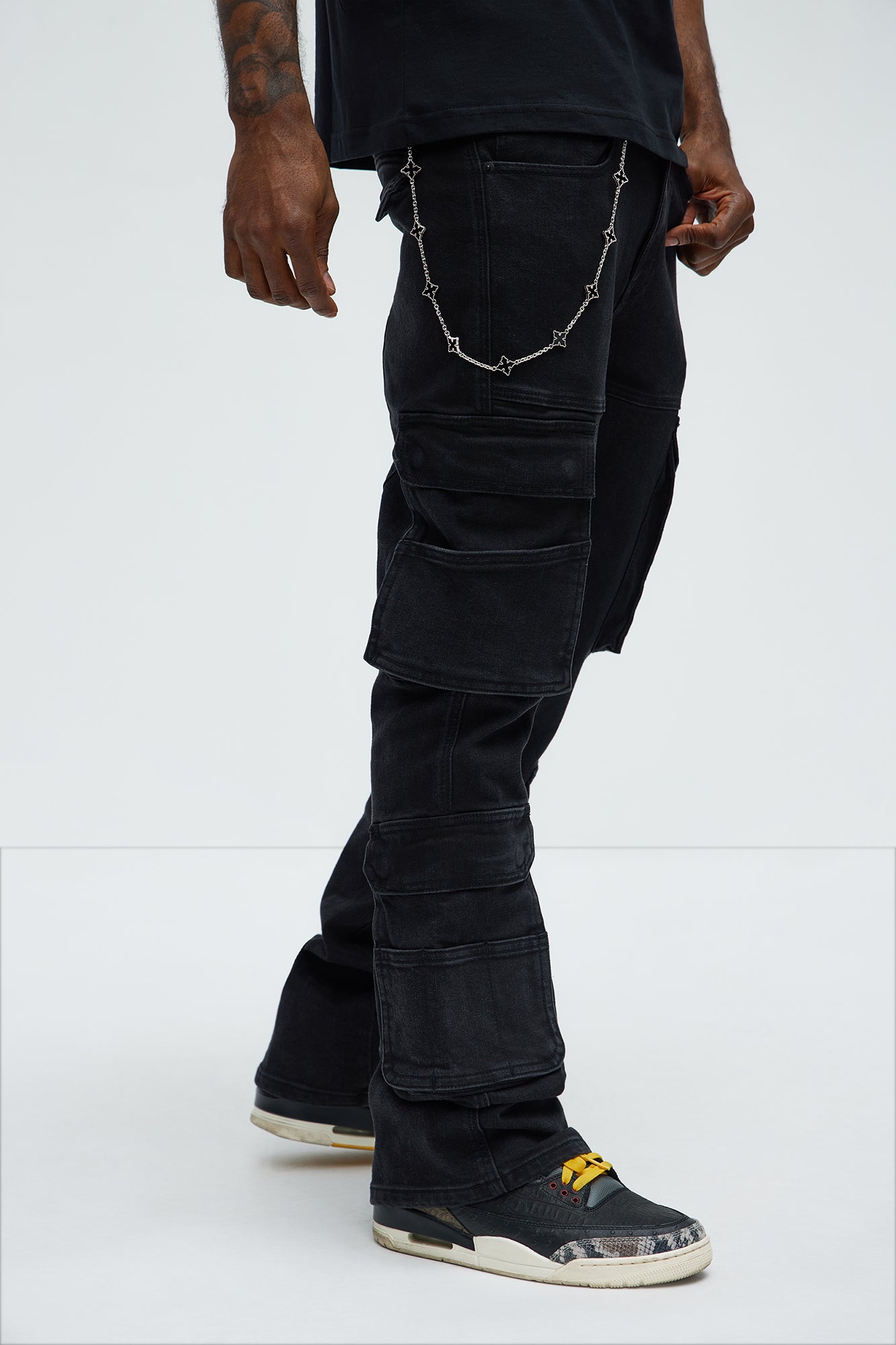 Regal Cross Link Pant Chain - Silver