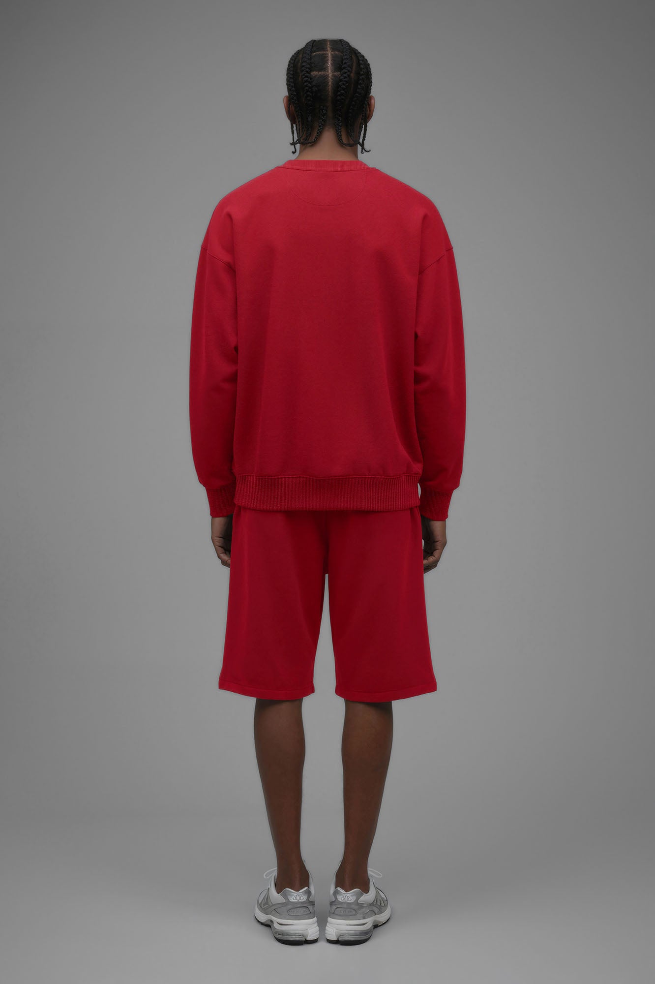 410 Oversized Crewneck - Red