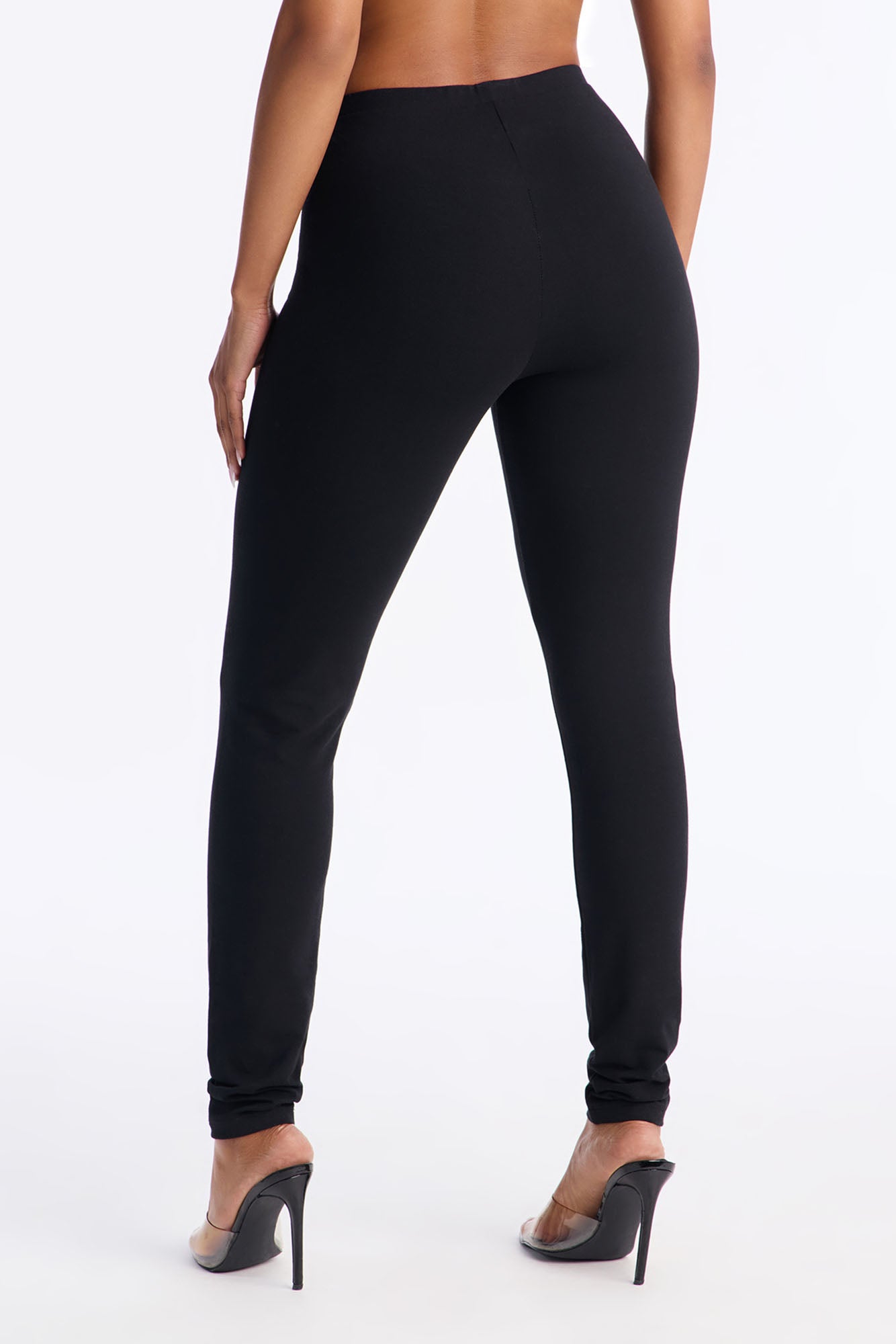Quinn Mid Rise Every Day Cotton Legging 29″ - Black