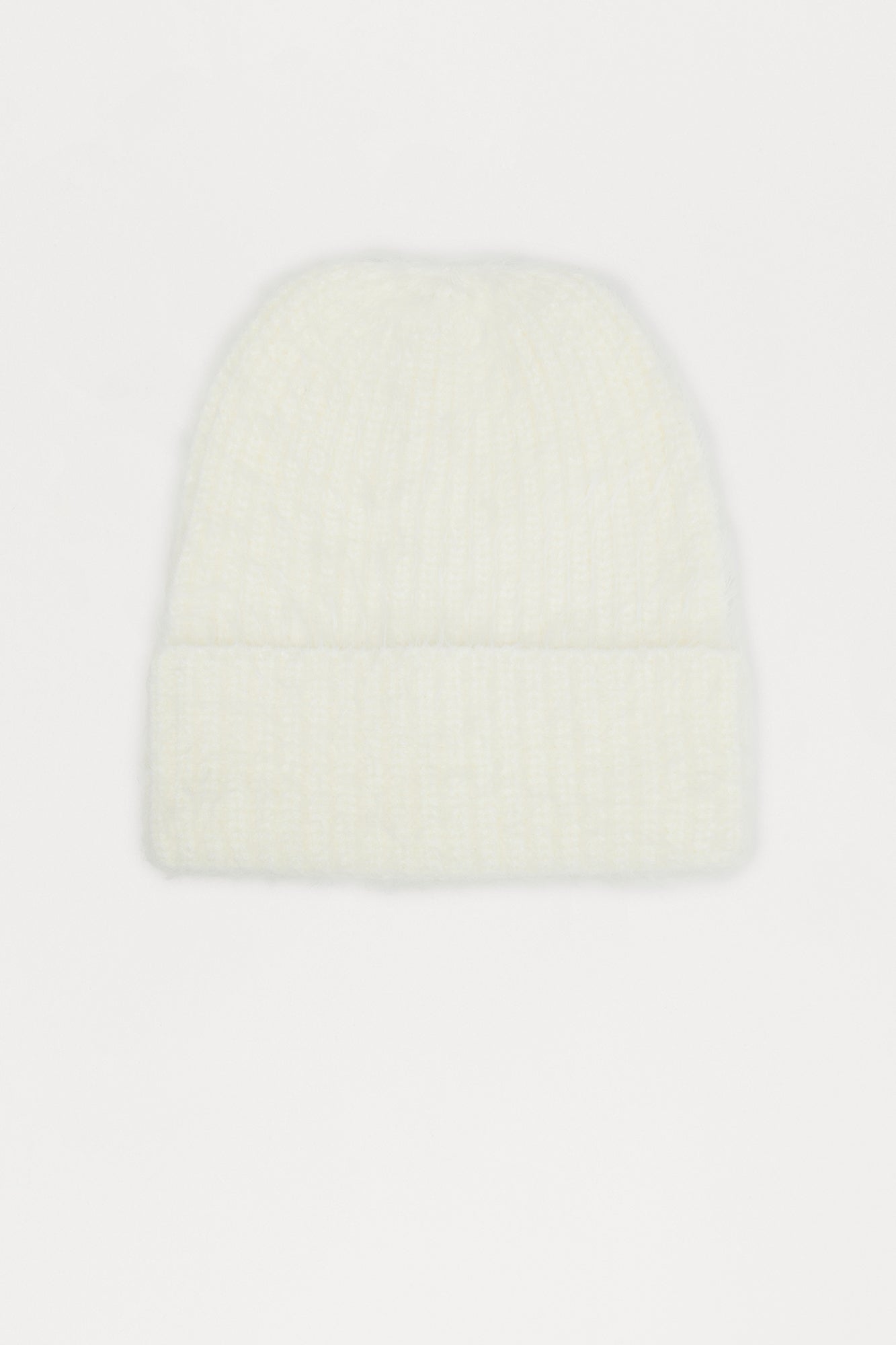 Fuzzy Feeling Beanie - Ivory