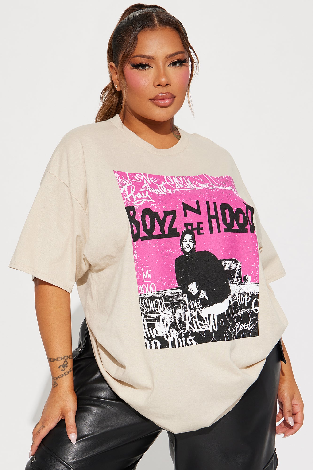 Boyz N The Hood Graphic Tee - Sand