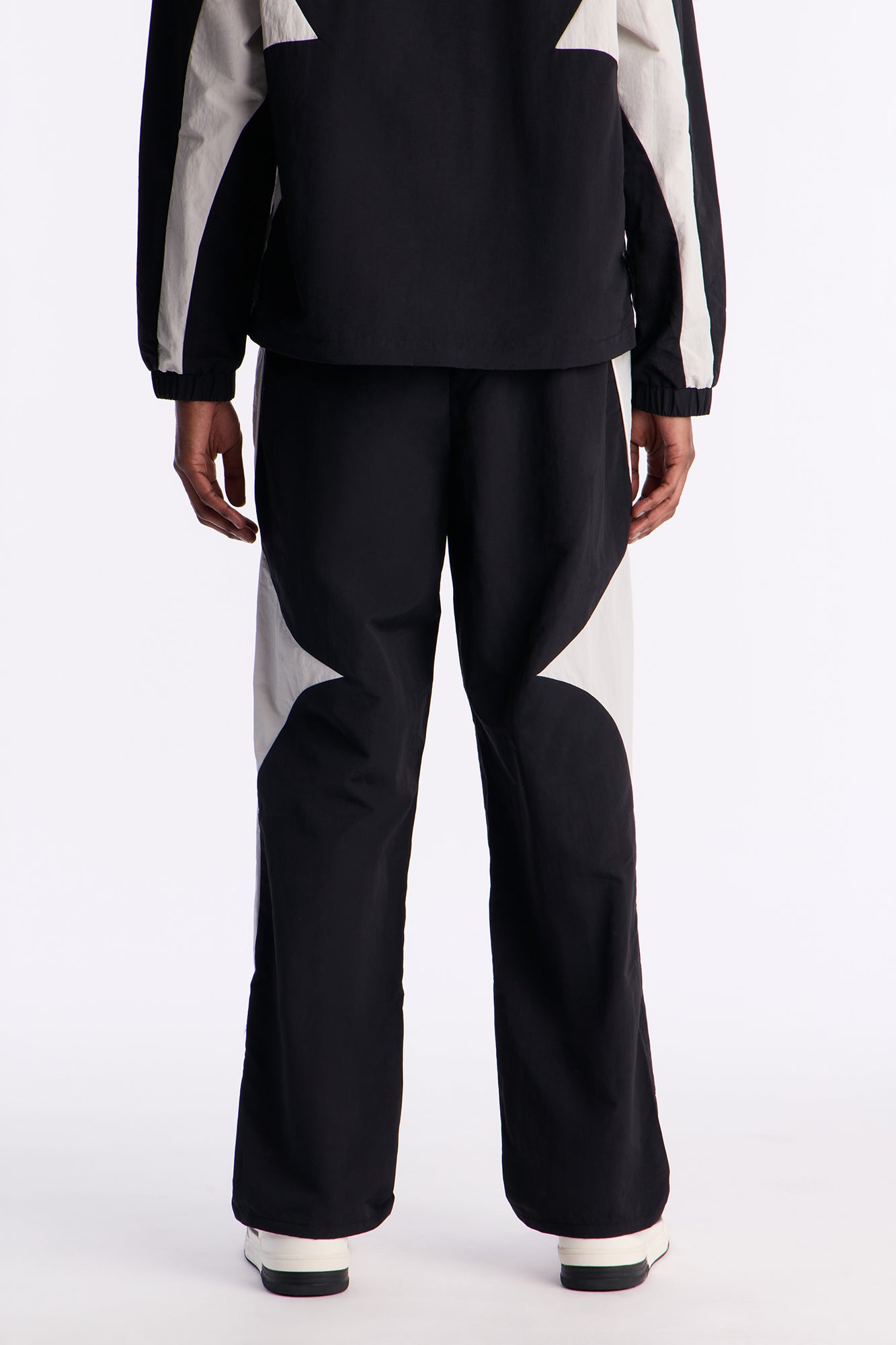 Straight Aura Coded Track Pant - Black