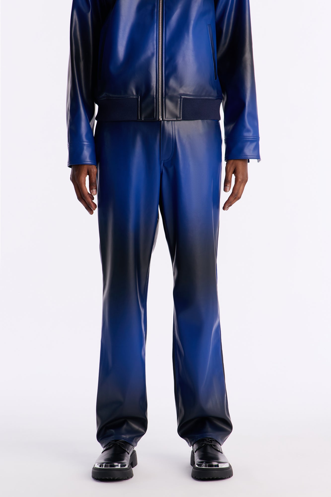 Straight Vintage Worn In Ombre Pant - Blue
