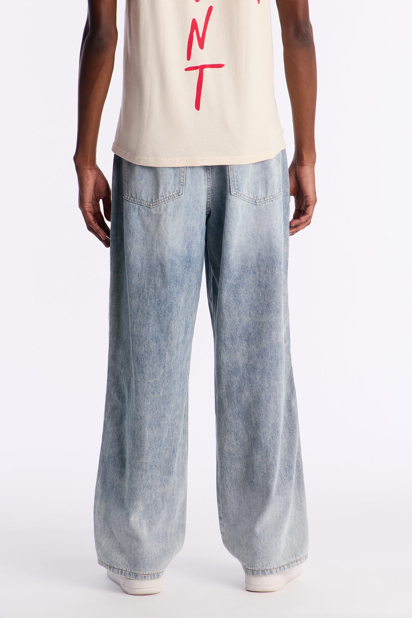 Baggy Decon Structured Jean - Light Blue Wash