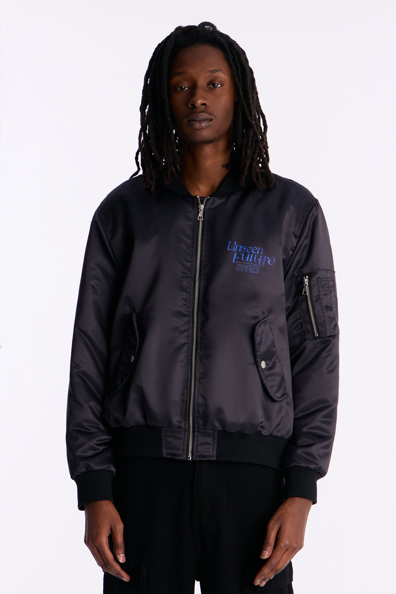 Retrofuture Street Bomber Jacket - Black
