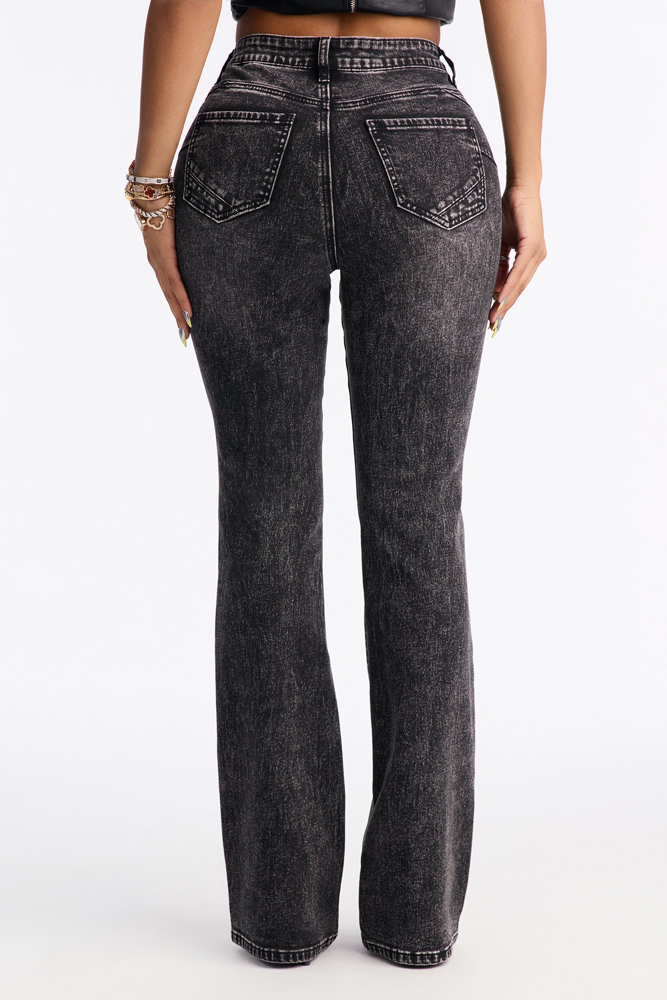 Gemma Sculpting Stretch Bootcut Jeans - Black
