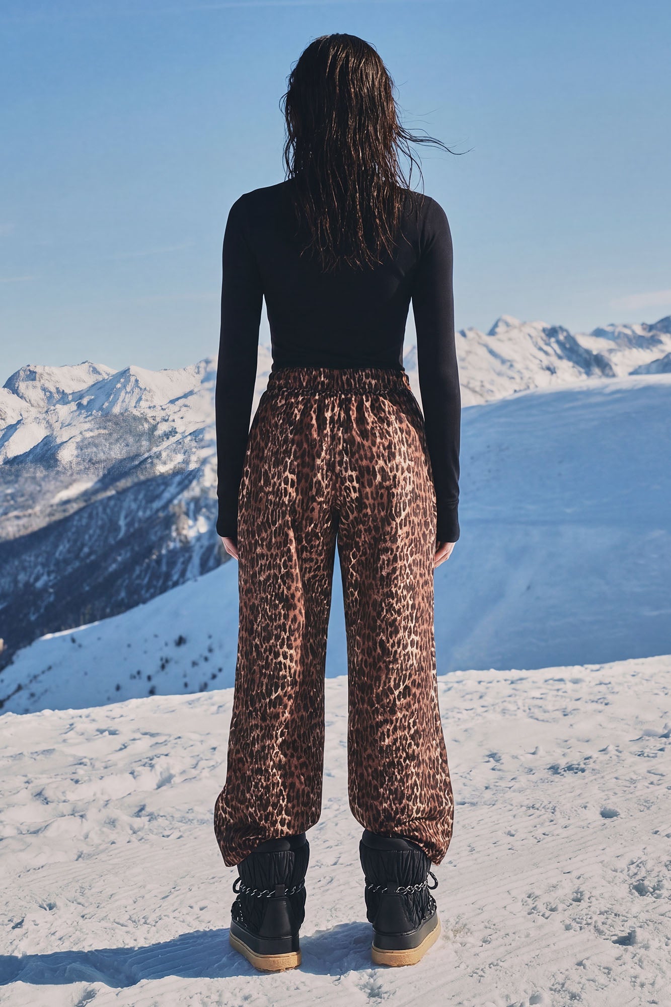 Snow Much Fun Snowboard Pants - Leopard