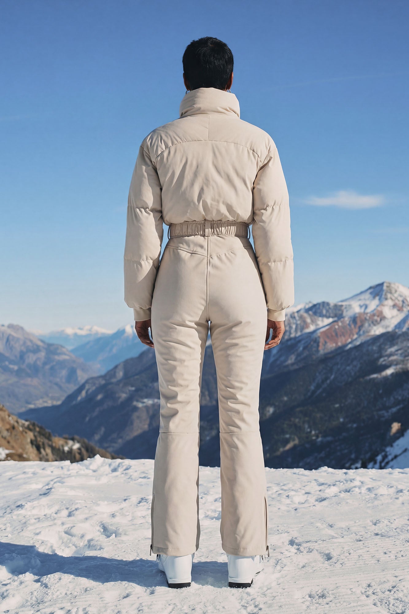 Snow Play Ski Jumpsuit - Taupe