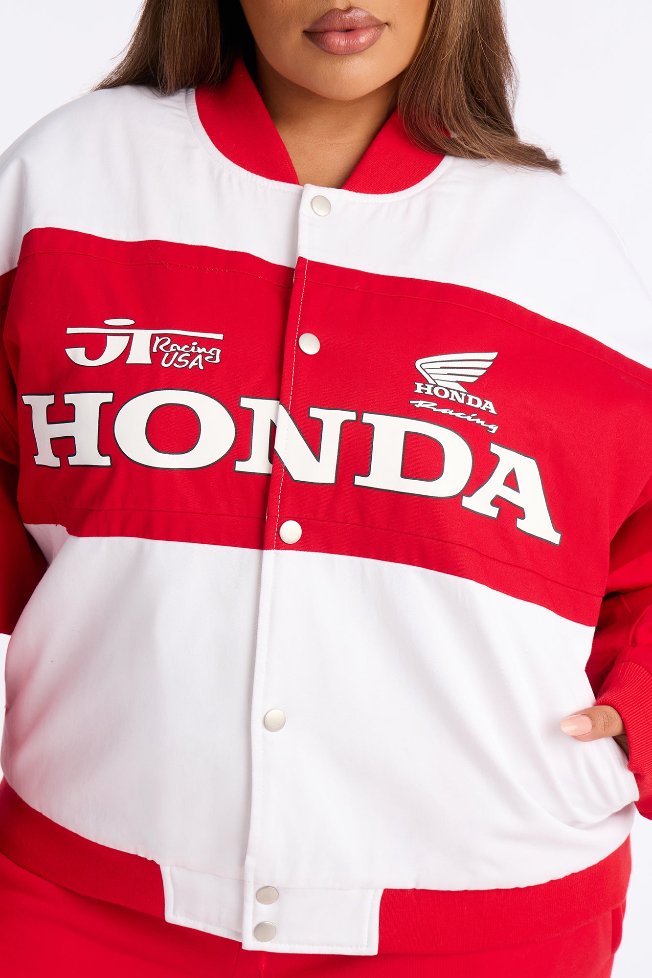 Honda Oversized Jacket - Red