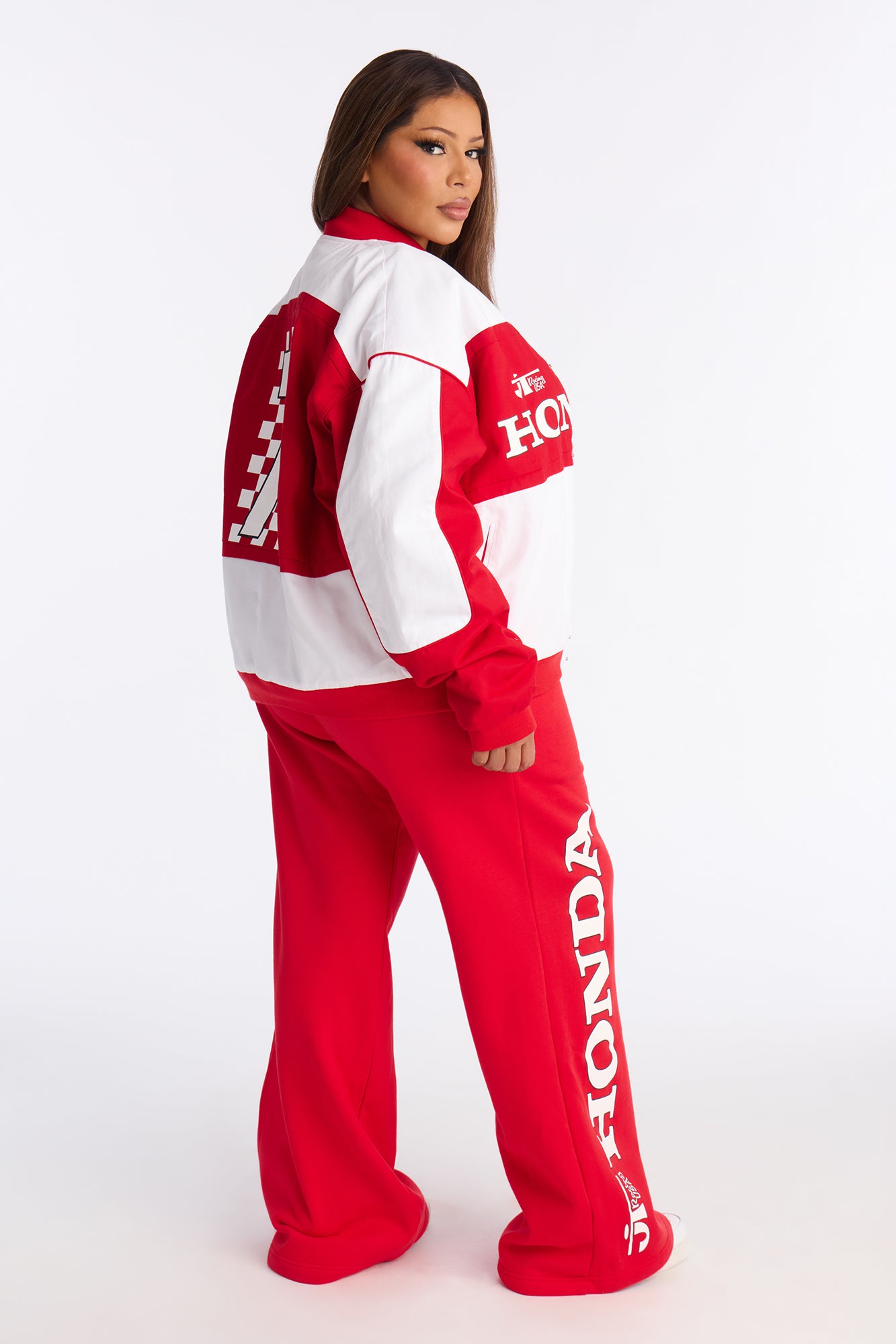 Honda Oversized Jacket - Red