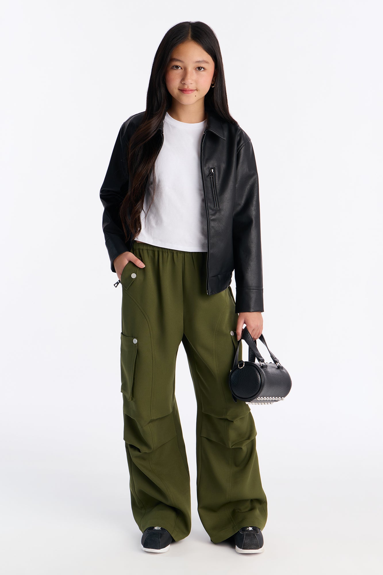Mini Gone Rogue Twill Stretch Jogger Cargo Pant 31 - Olive