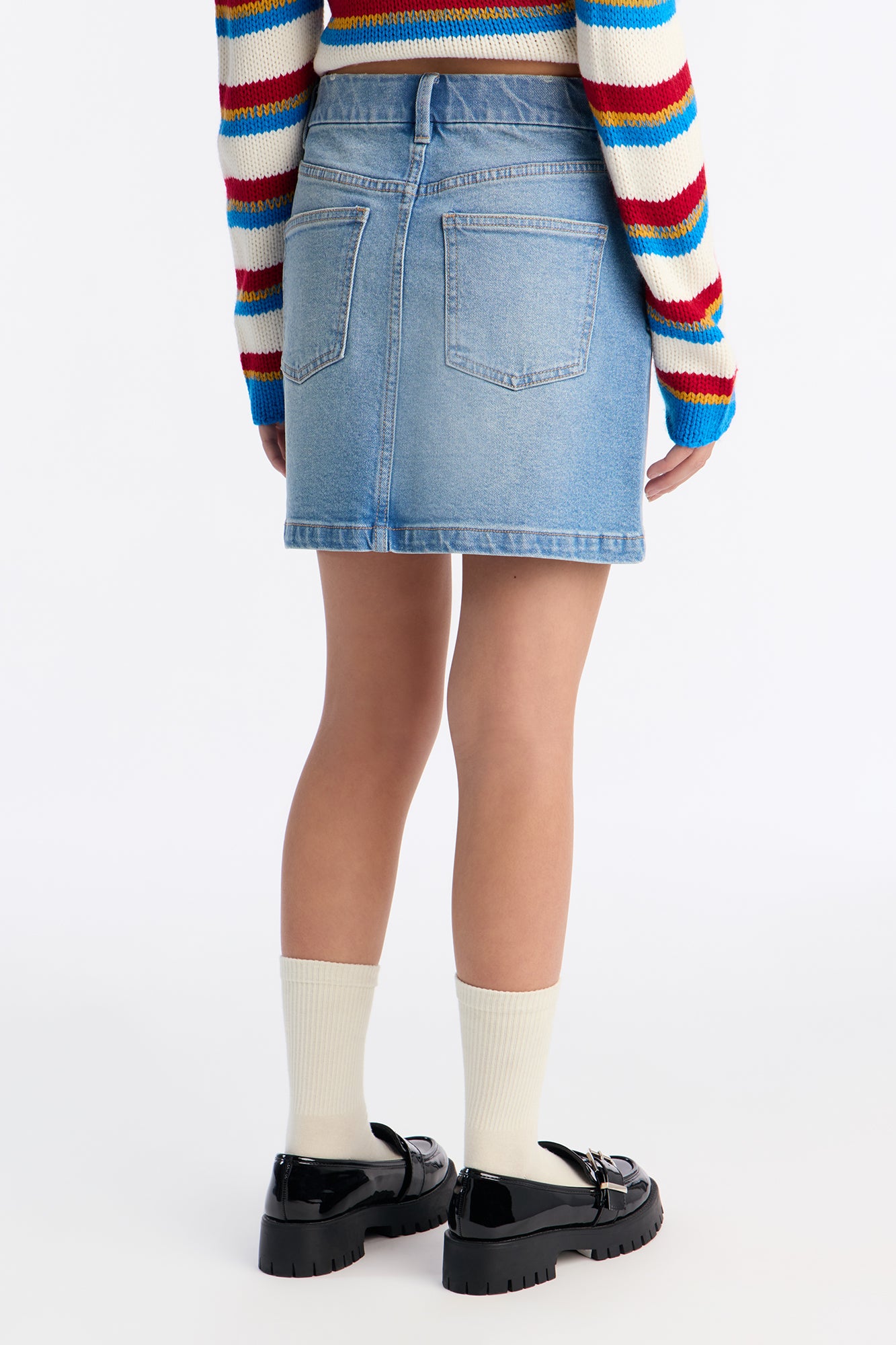 Mini Harper Denim Skirt - Medium Wash