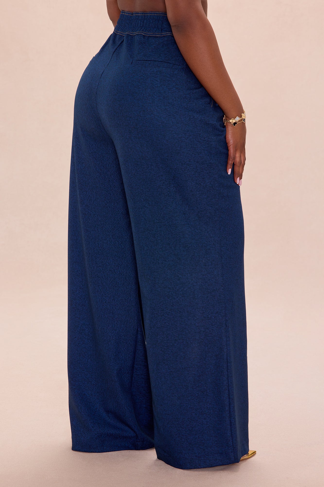 Portia Wide Leg Pant - Denim