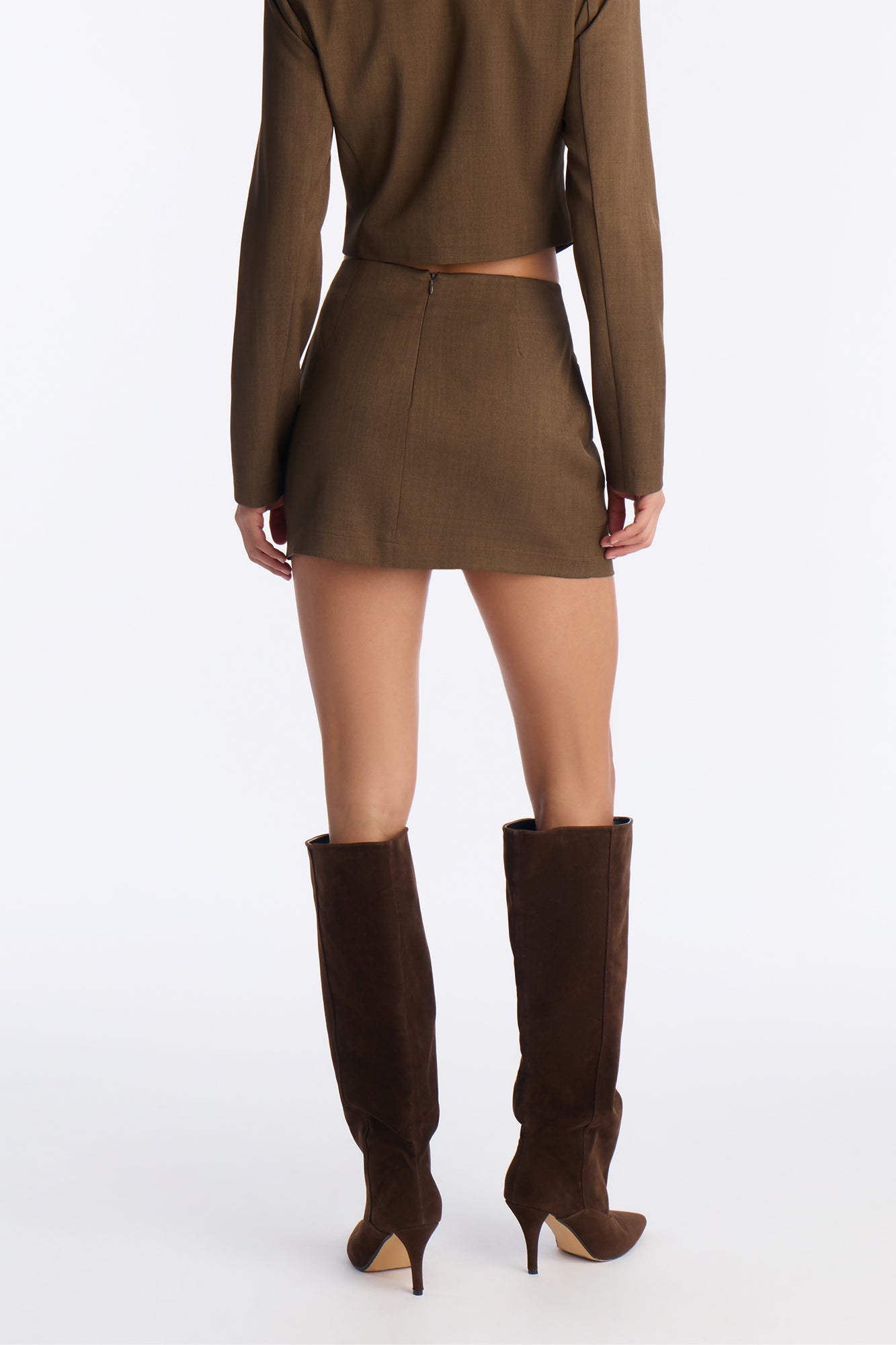 Lost Files Mini Skort - Brown