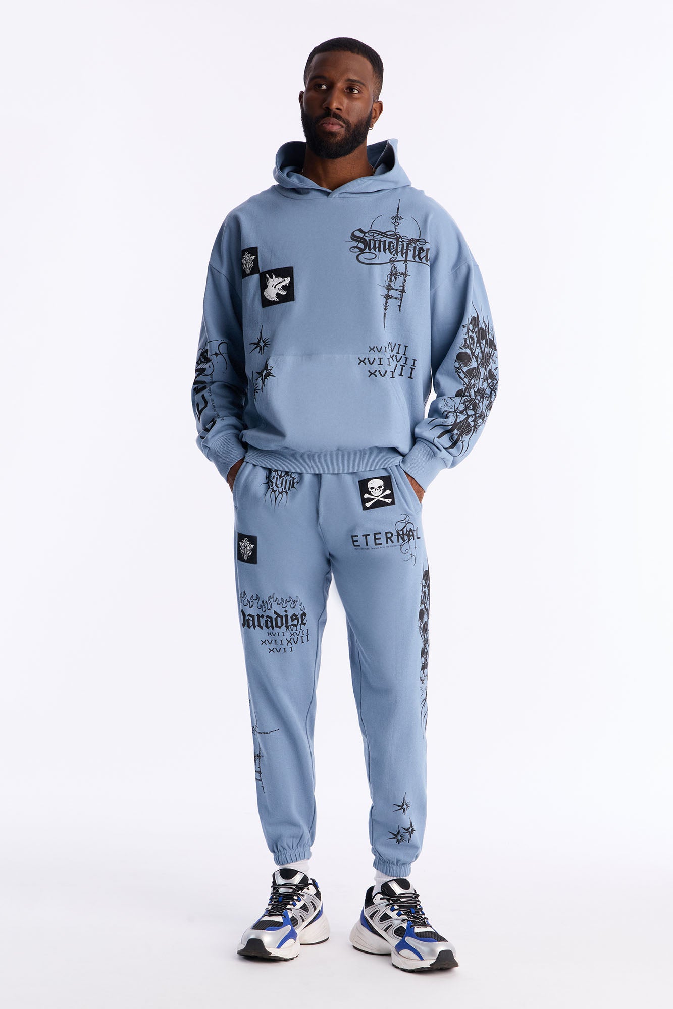 Sacred Energy Sweatpants - Blue