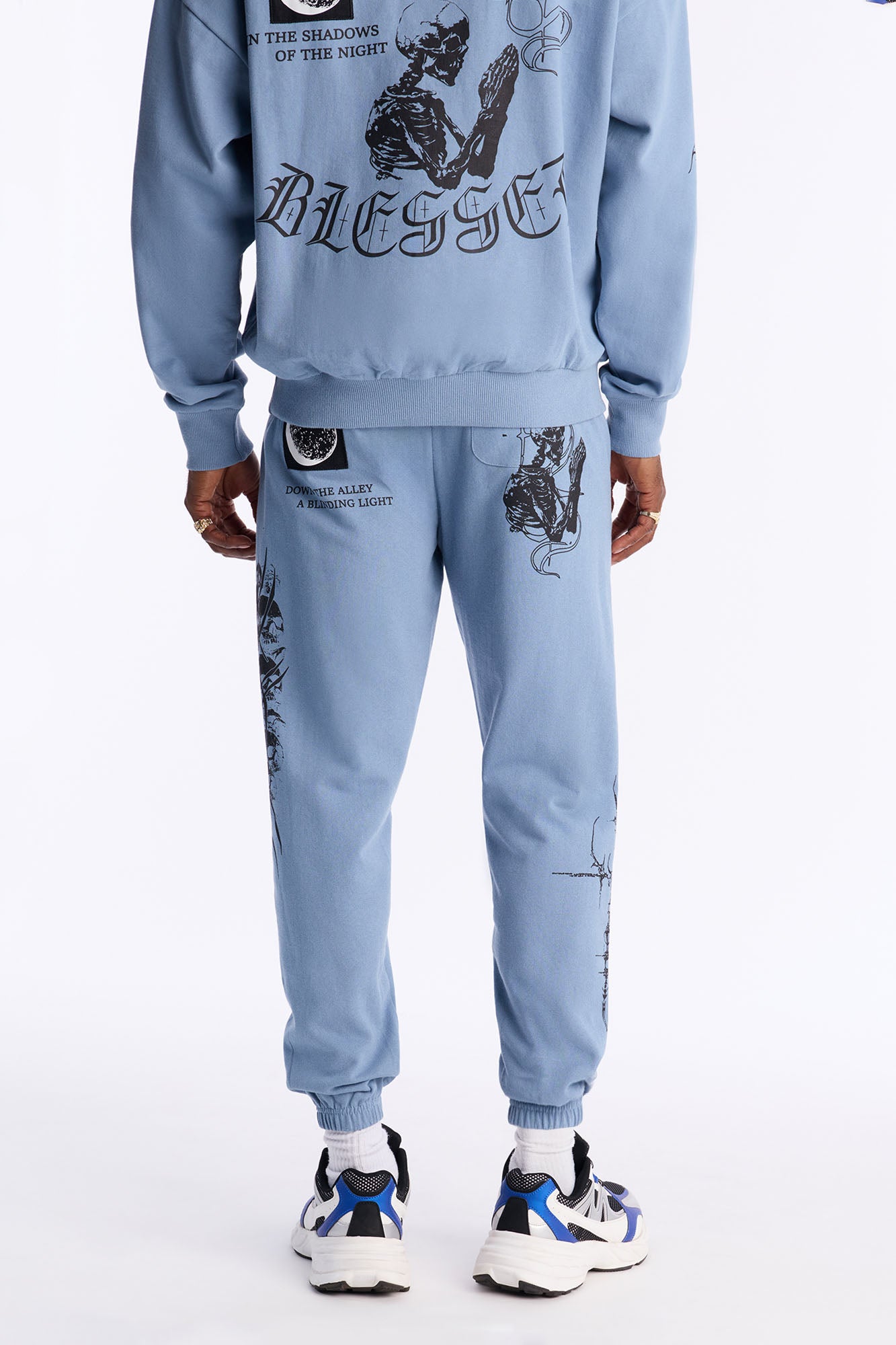 Sacred Energy Sweatpants - Blue