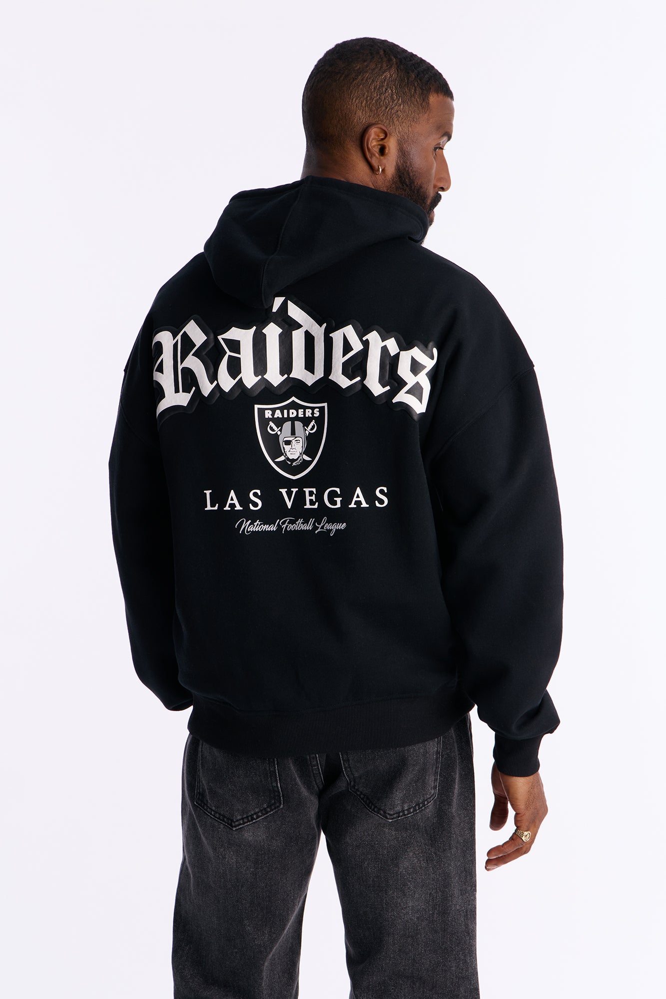 Raiders Original English Hoodie - Black