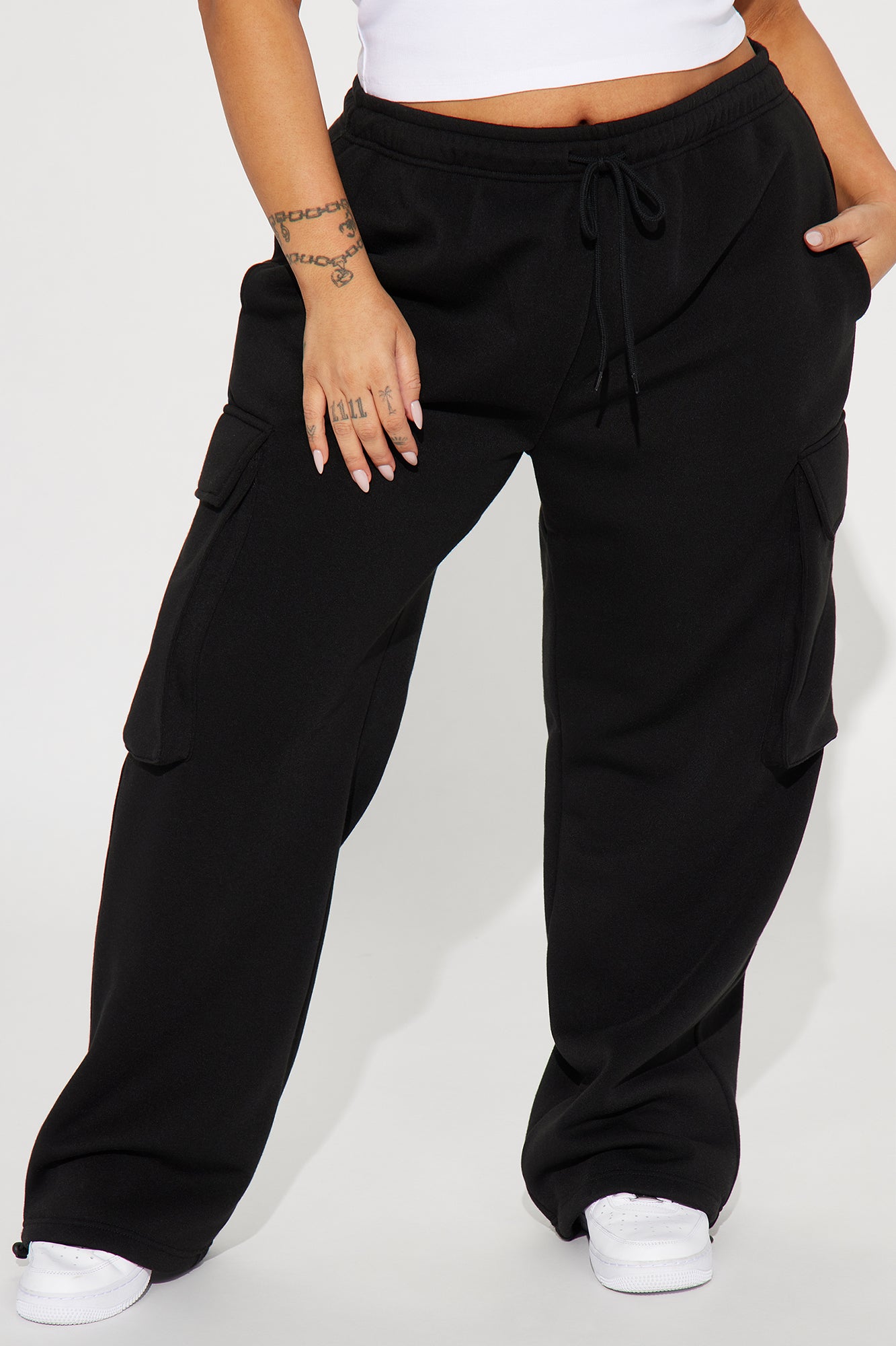 Luna Cargo Lounge Jogger - Black