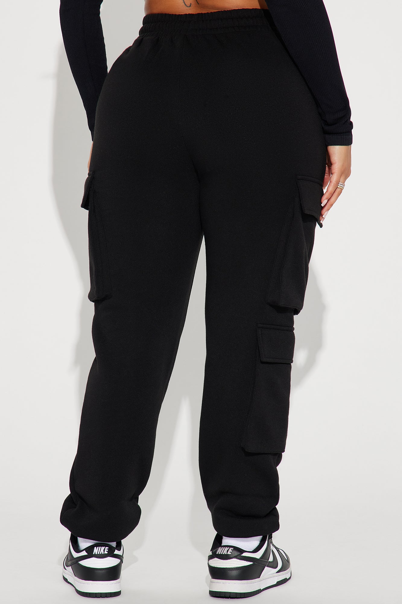 Hazel Cargo Lounge Jogger - Black