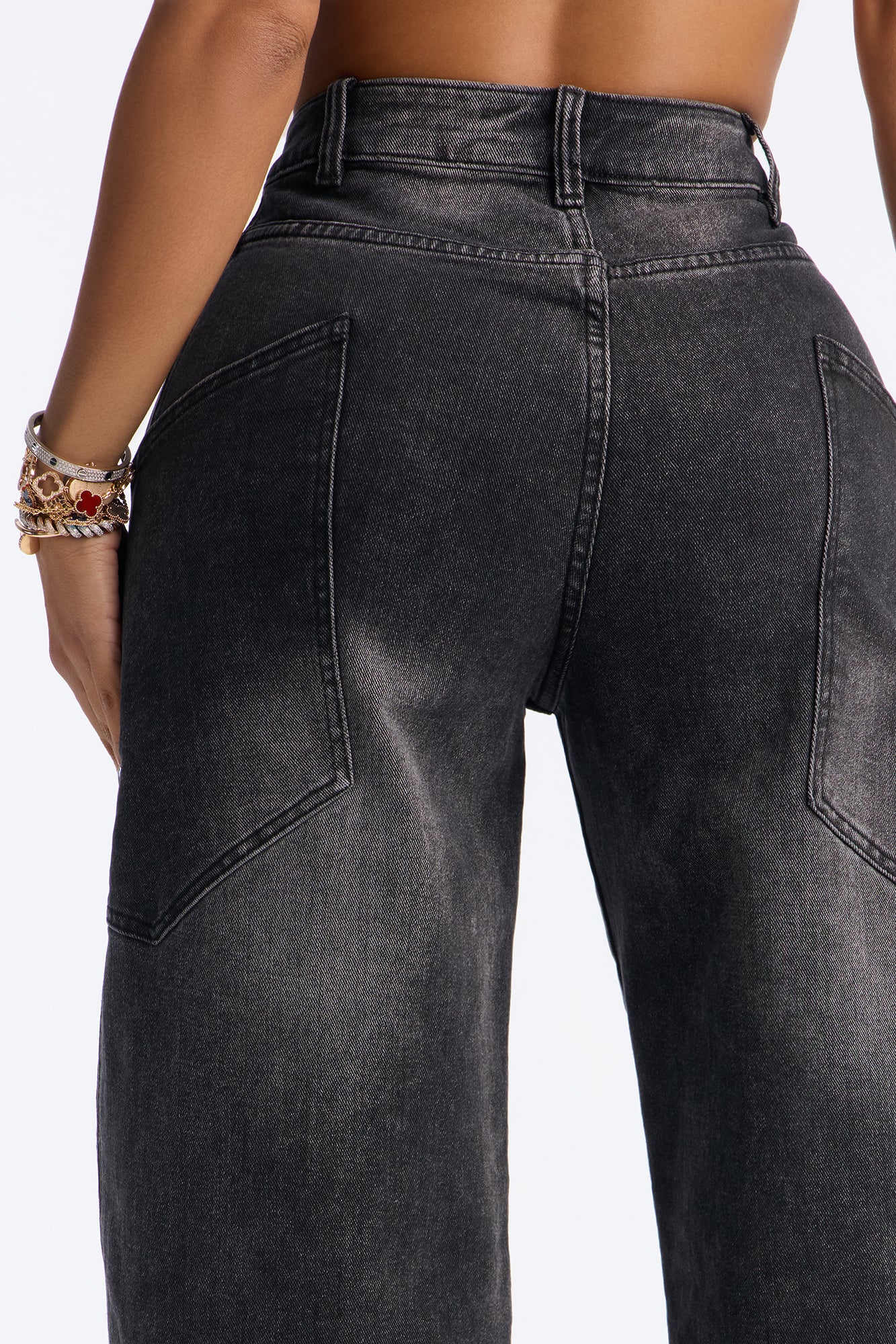 Making Space Baggy Jeans - Black Wash