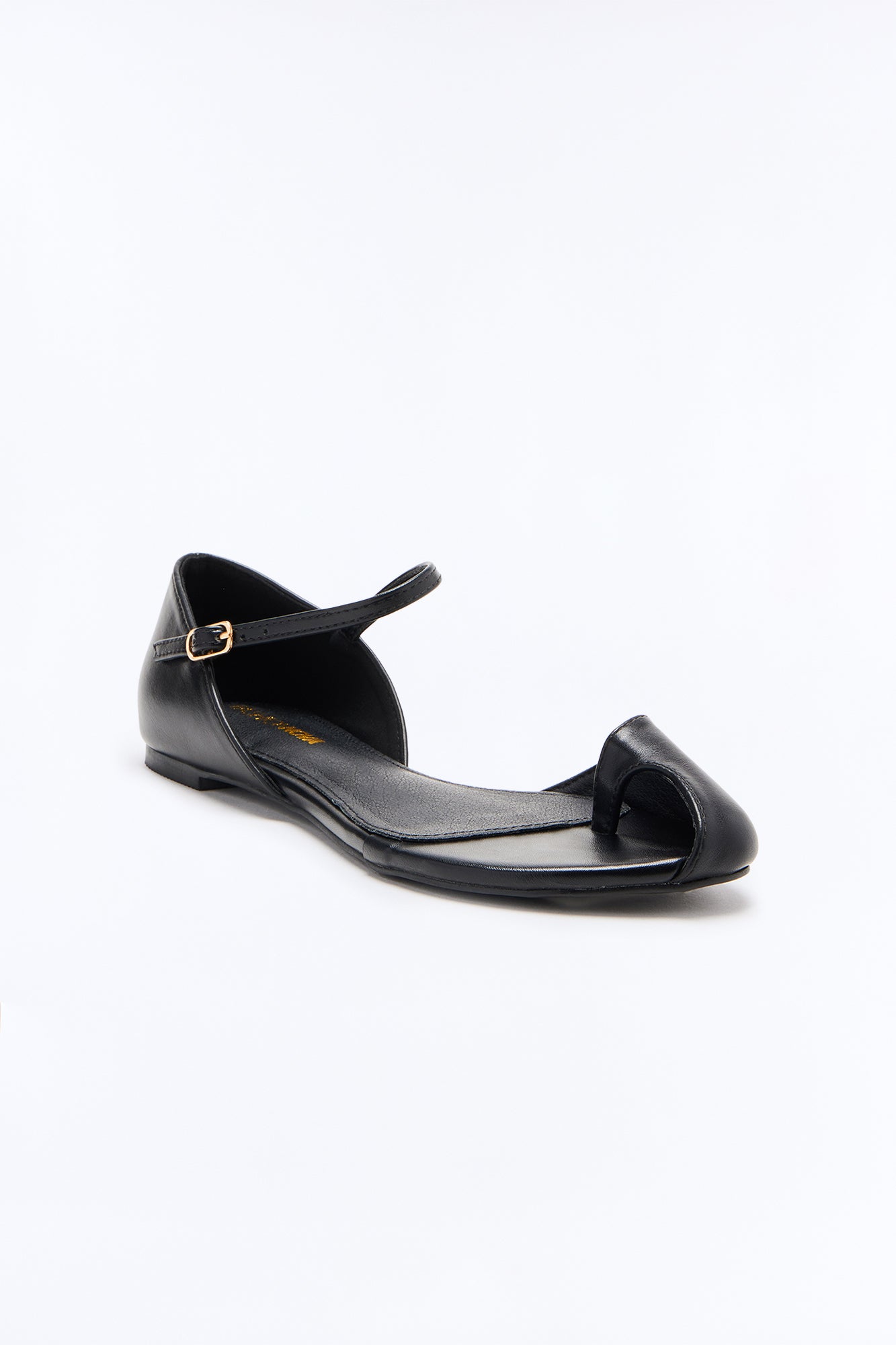Moira Novelty Toe Flats - Black