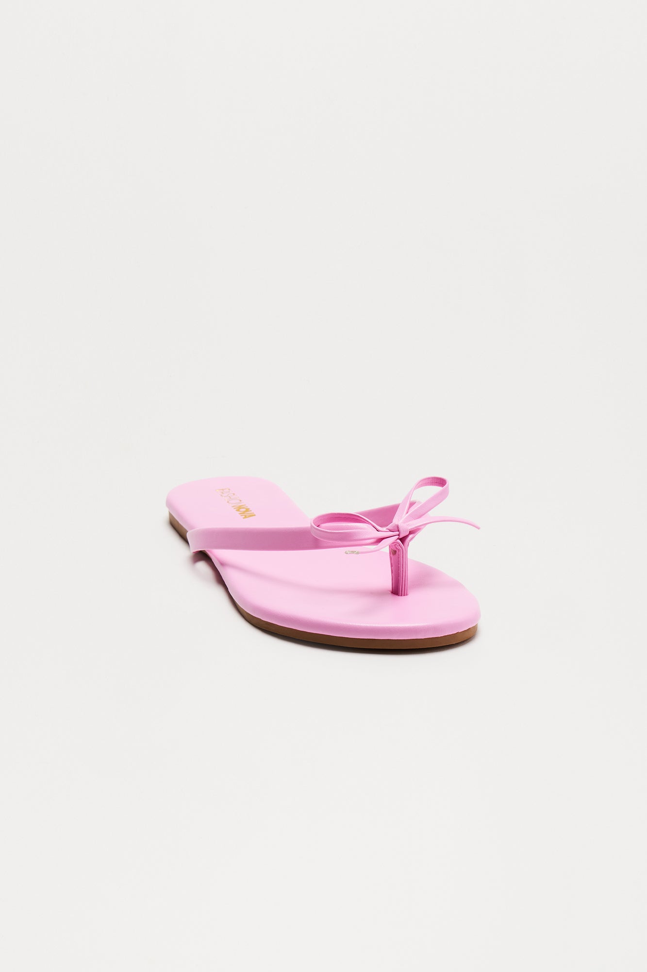 Coral Bow Flip Flops - Pink