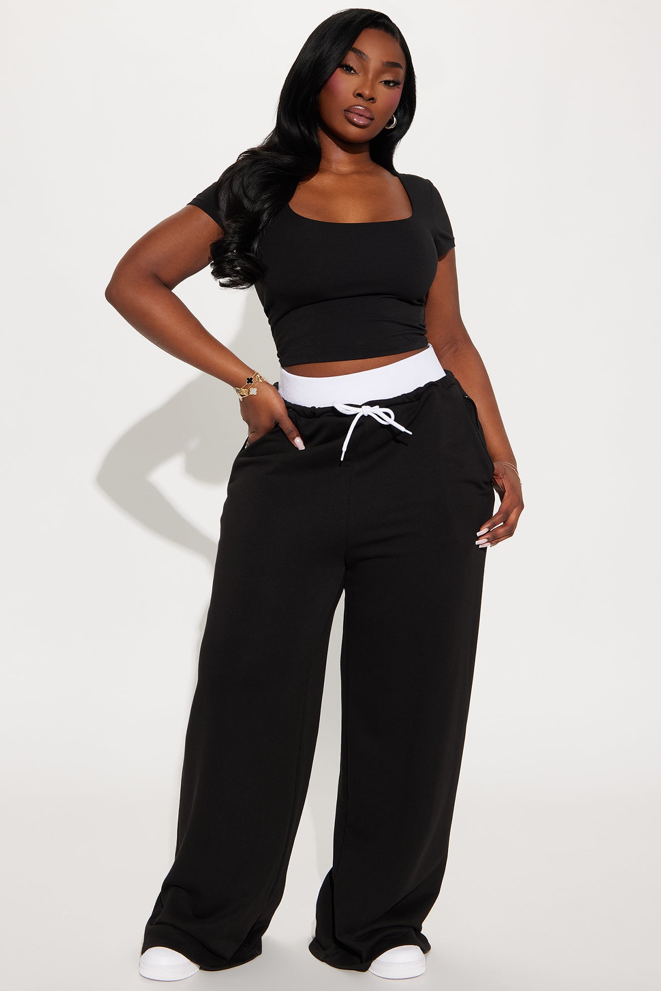 Brit Boxer Sweatpants - Black