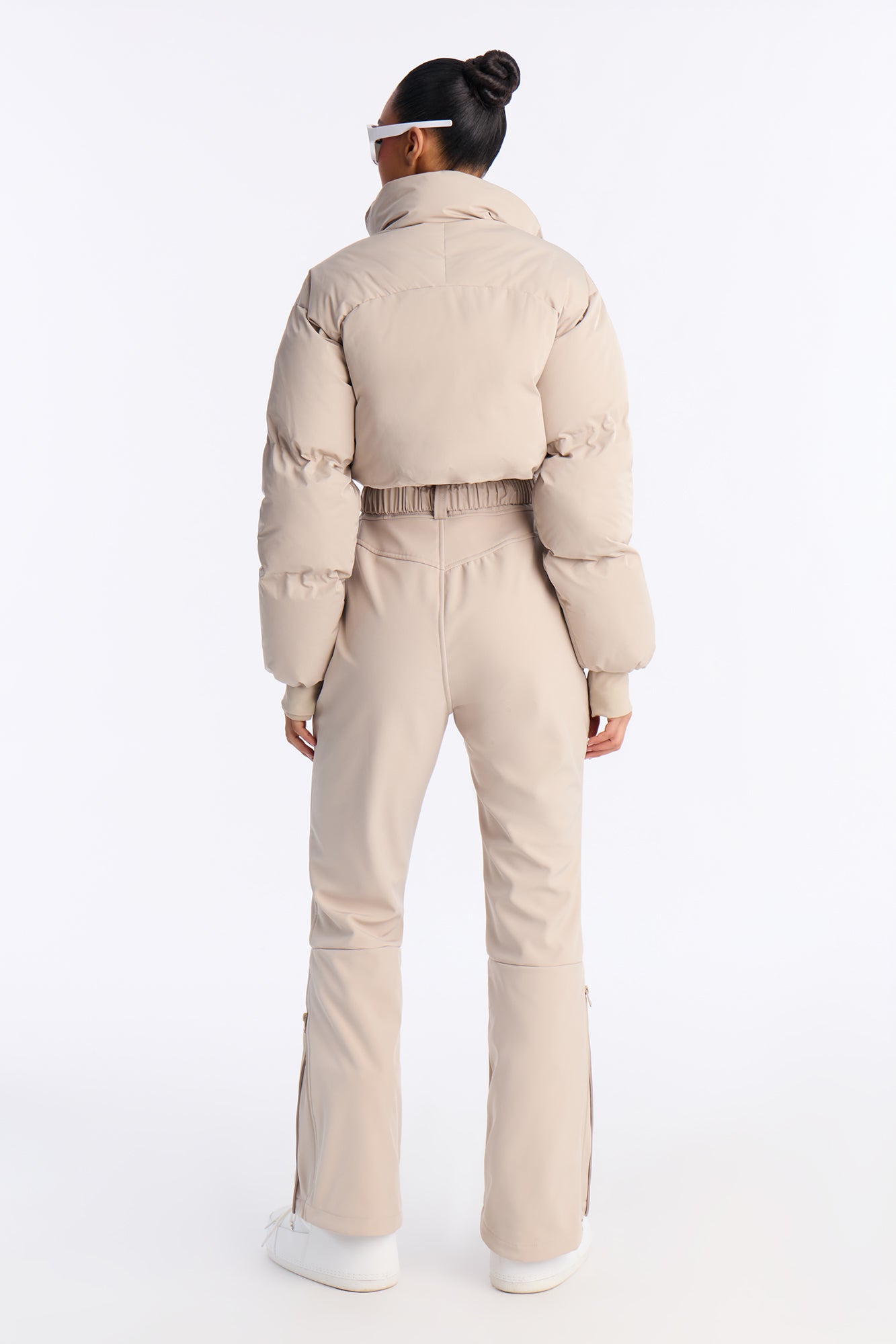 Snow Play Ski Jumpsuit - Taupe