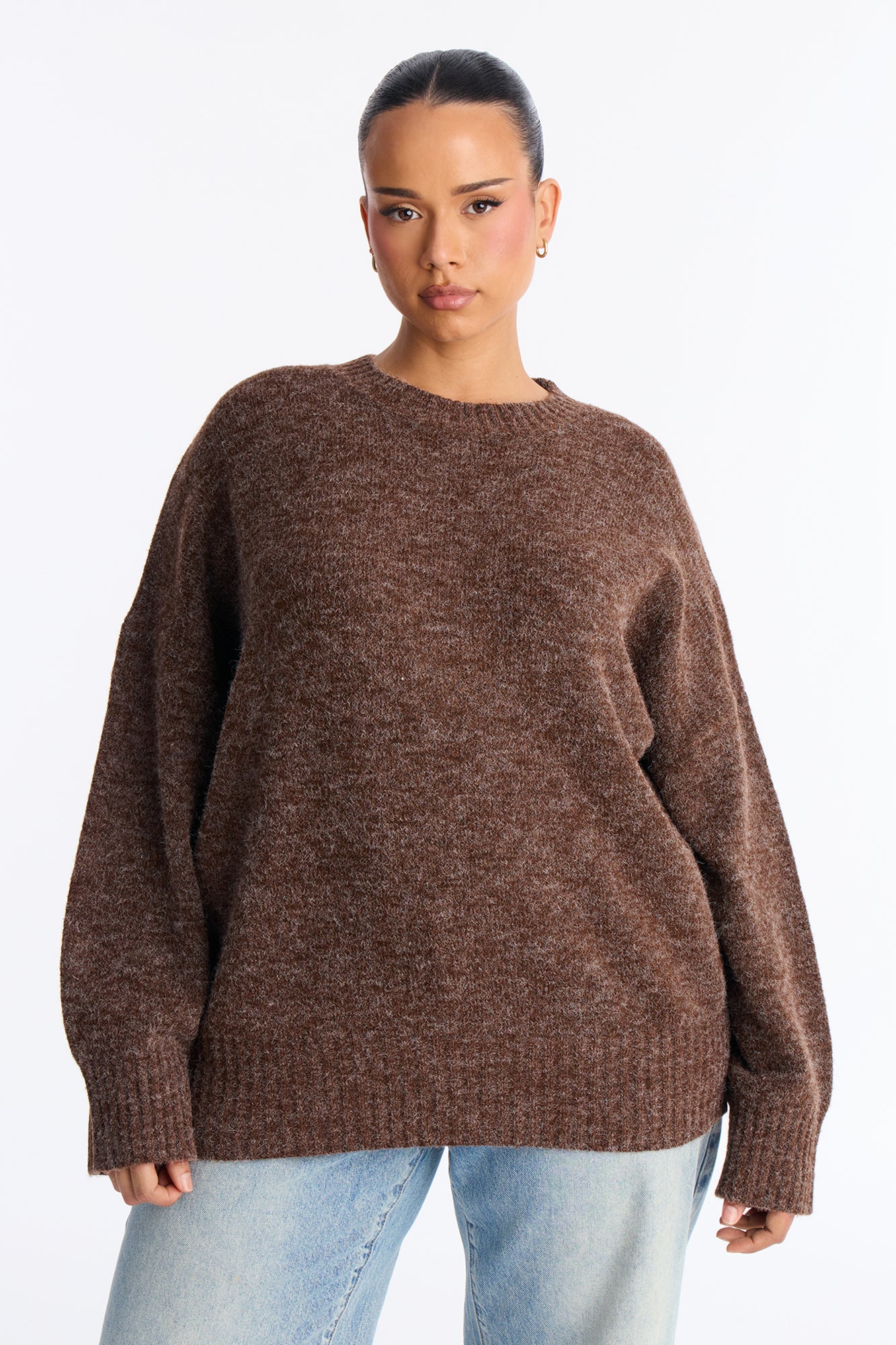 On Wednesdays Pullover Sweater - Chocolate