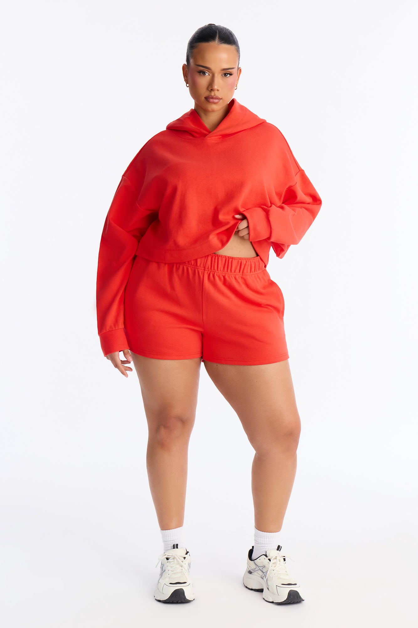 Kenya Sweatshorts - Tomato Red