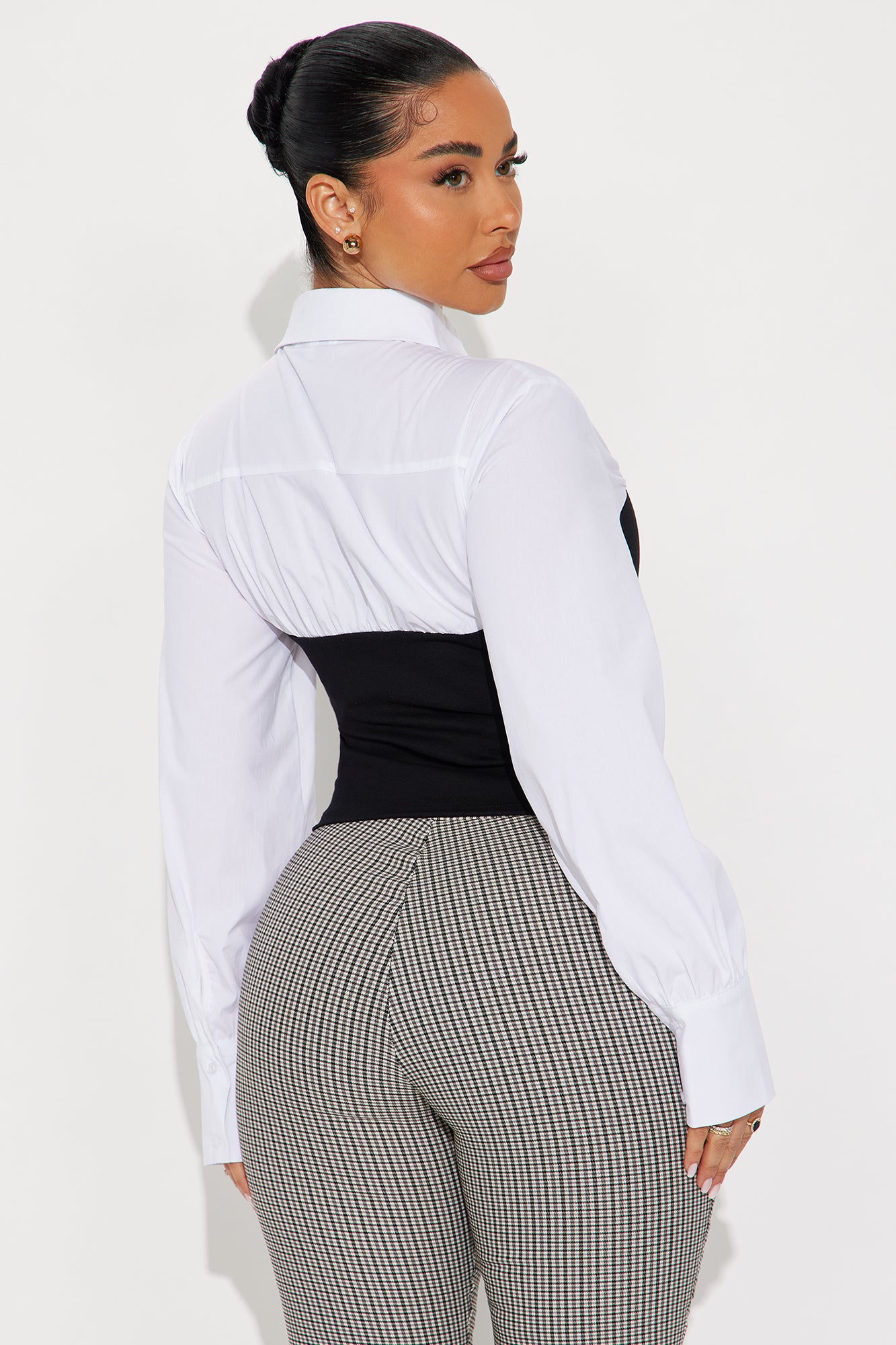 Mixing Things Up Top - White/Black