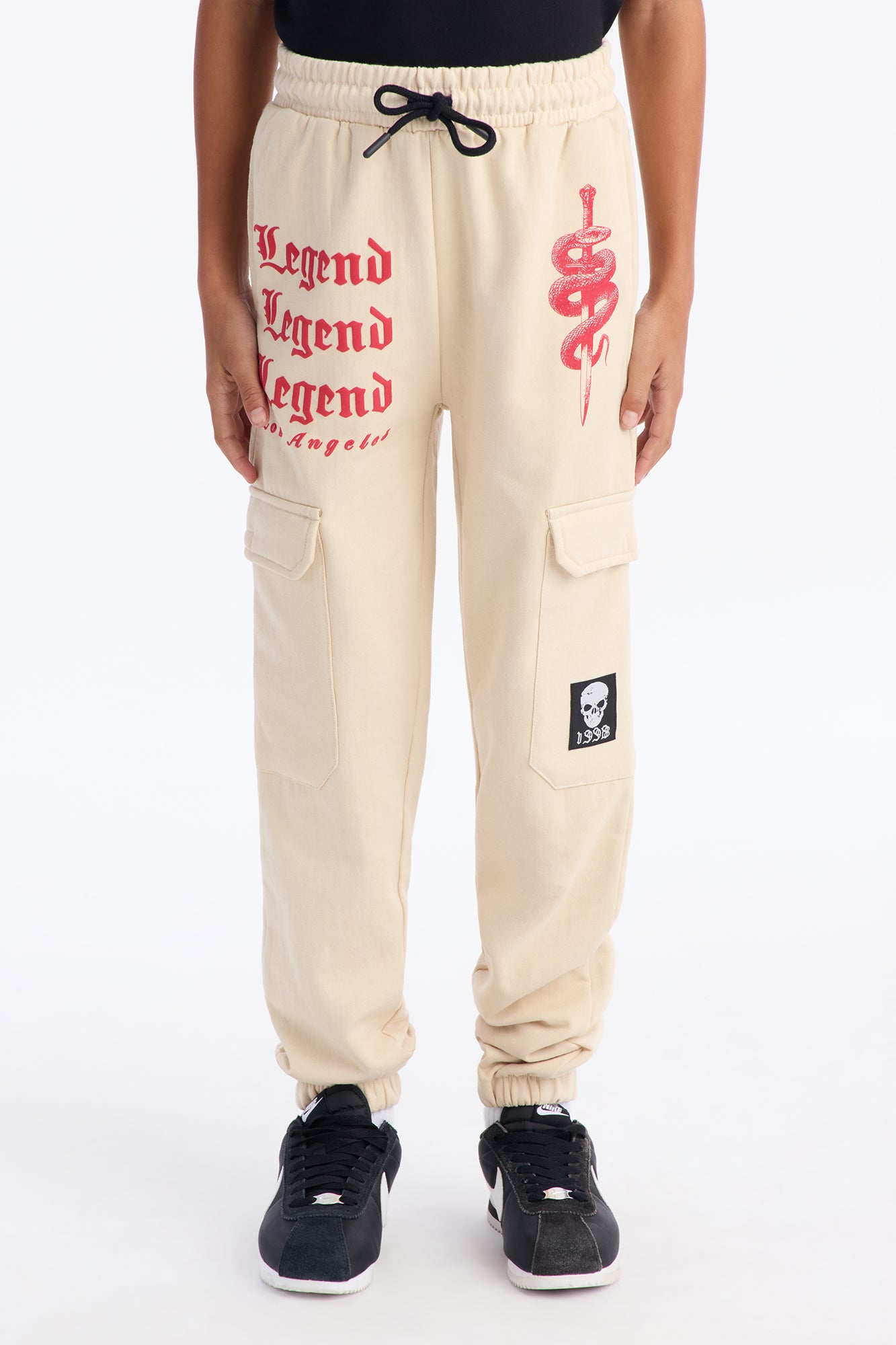 Mini Still A Legend Jogger Pants - Ivory