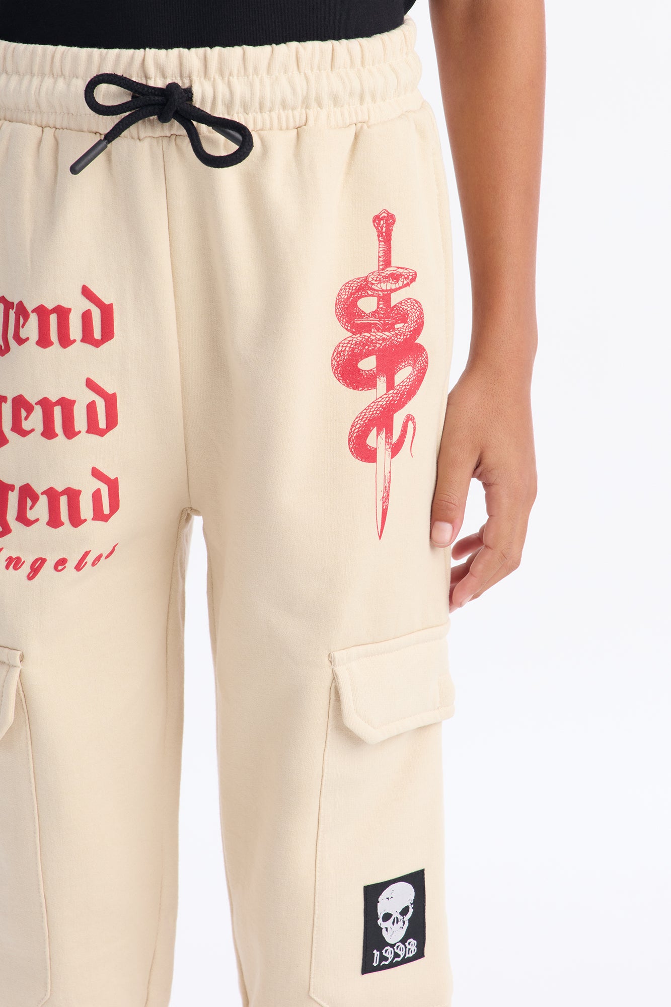 Mini Still A Legend Jogger Pants - Ivory