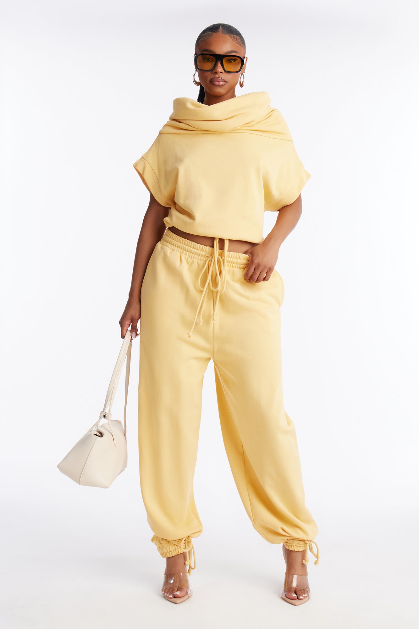 Alexa Jogger Pant Set - Butter Yellow
