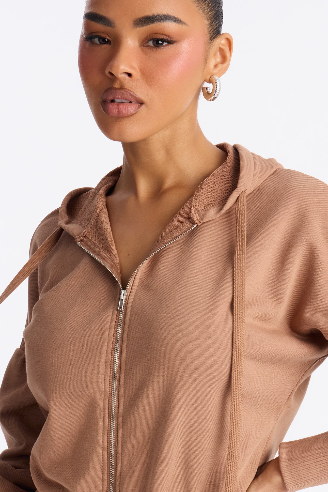 Let Me Know Lounge Jumpsuit - Taupe