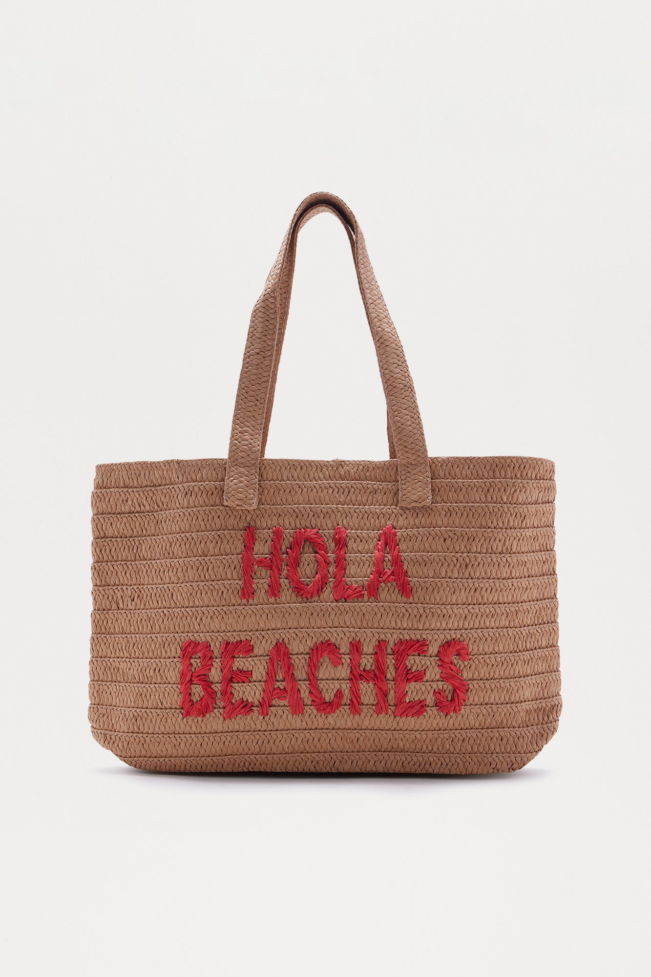 Hola Beaches Tote Bag - Tan