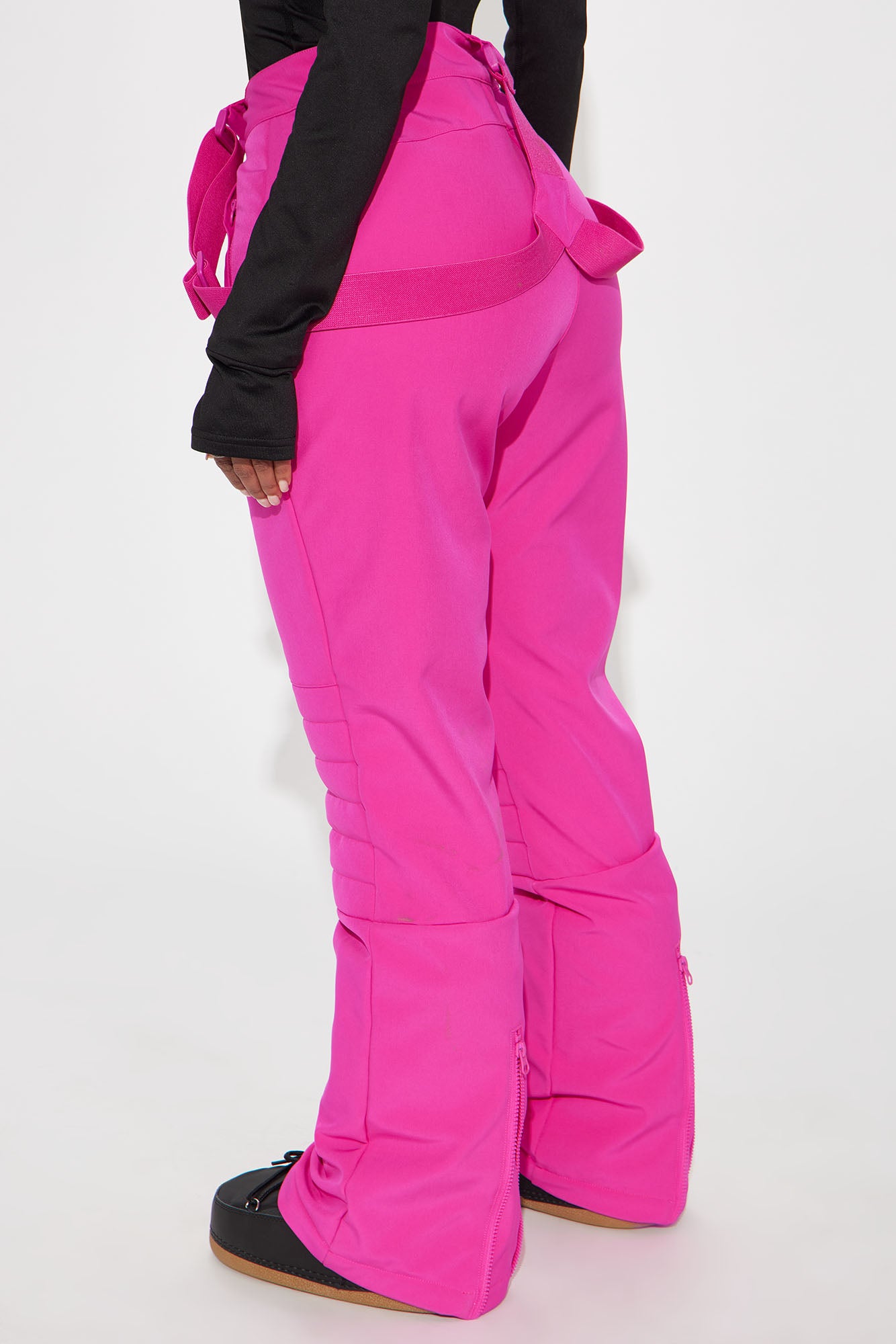 Hit The Summit Ski Overall Pants - Fuchsia