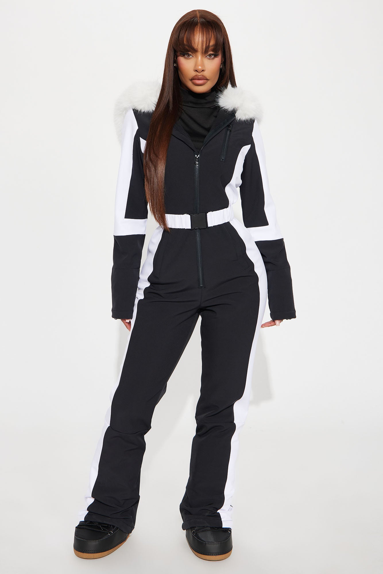 Blanket Of Snow Ski Jumpsuit - Black