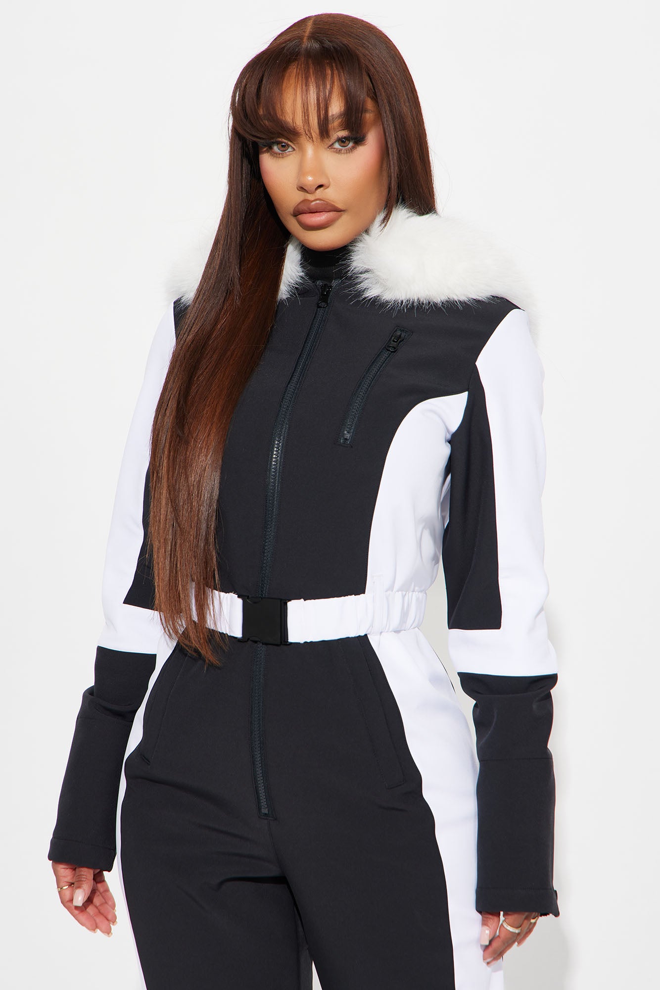 Blanket Of Snow Ski Jumpsuit - Black