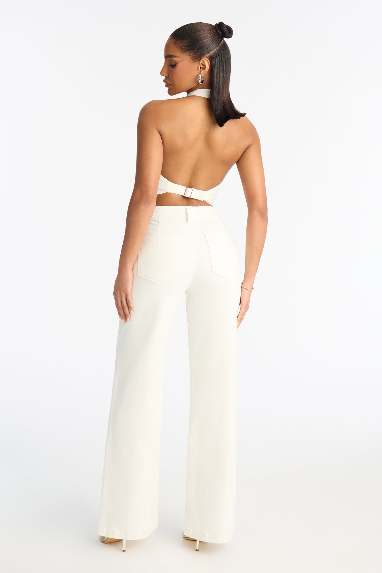Delusional Drop Waist Jeans - White