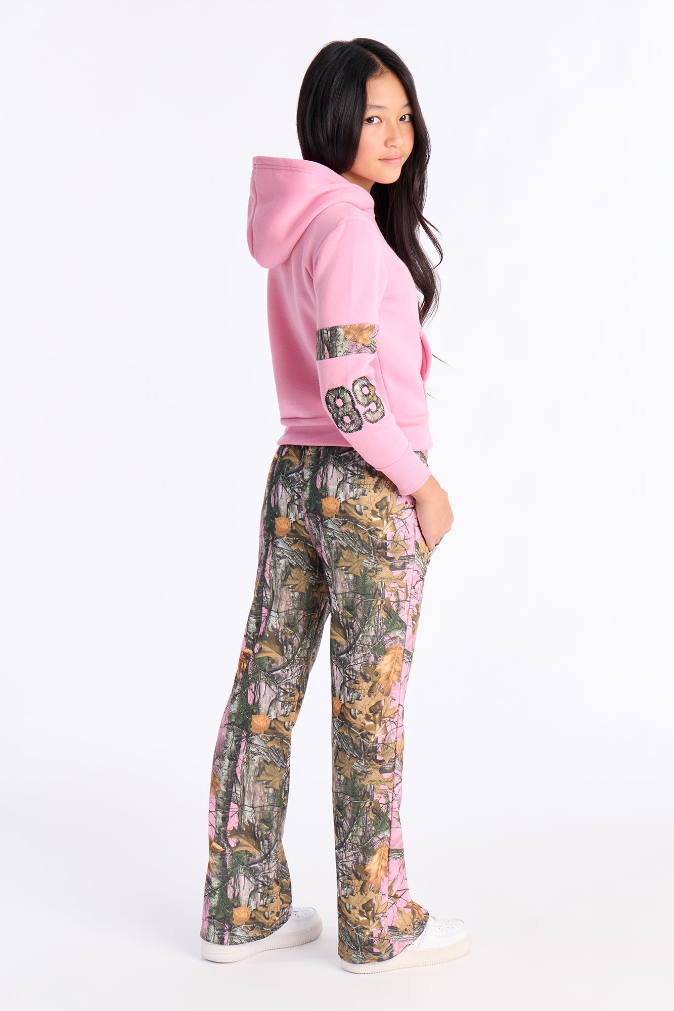 Mini Iconic 89 Pant Set - Pink