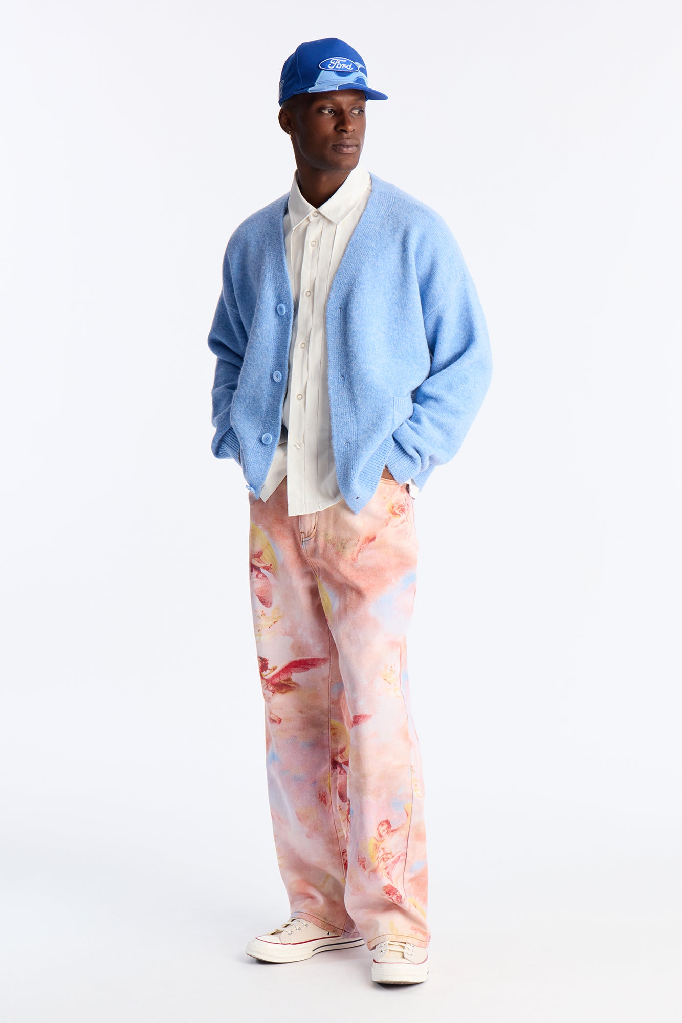 Baggy Angels Within The Clouds Jean - Pink