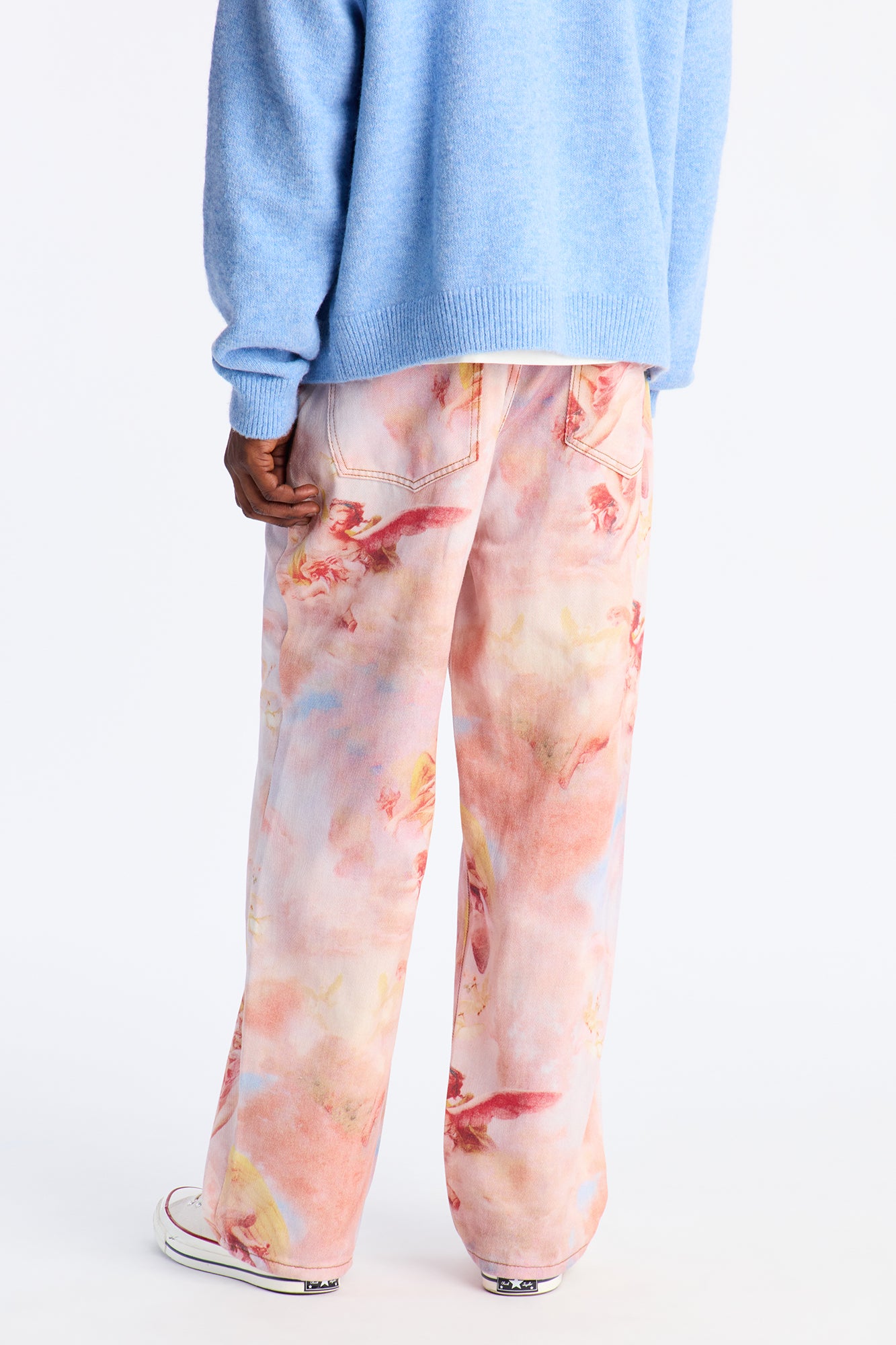 Baggy Angels Within The Clouds Jean - Pink