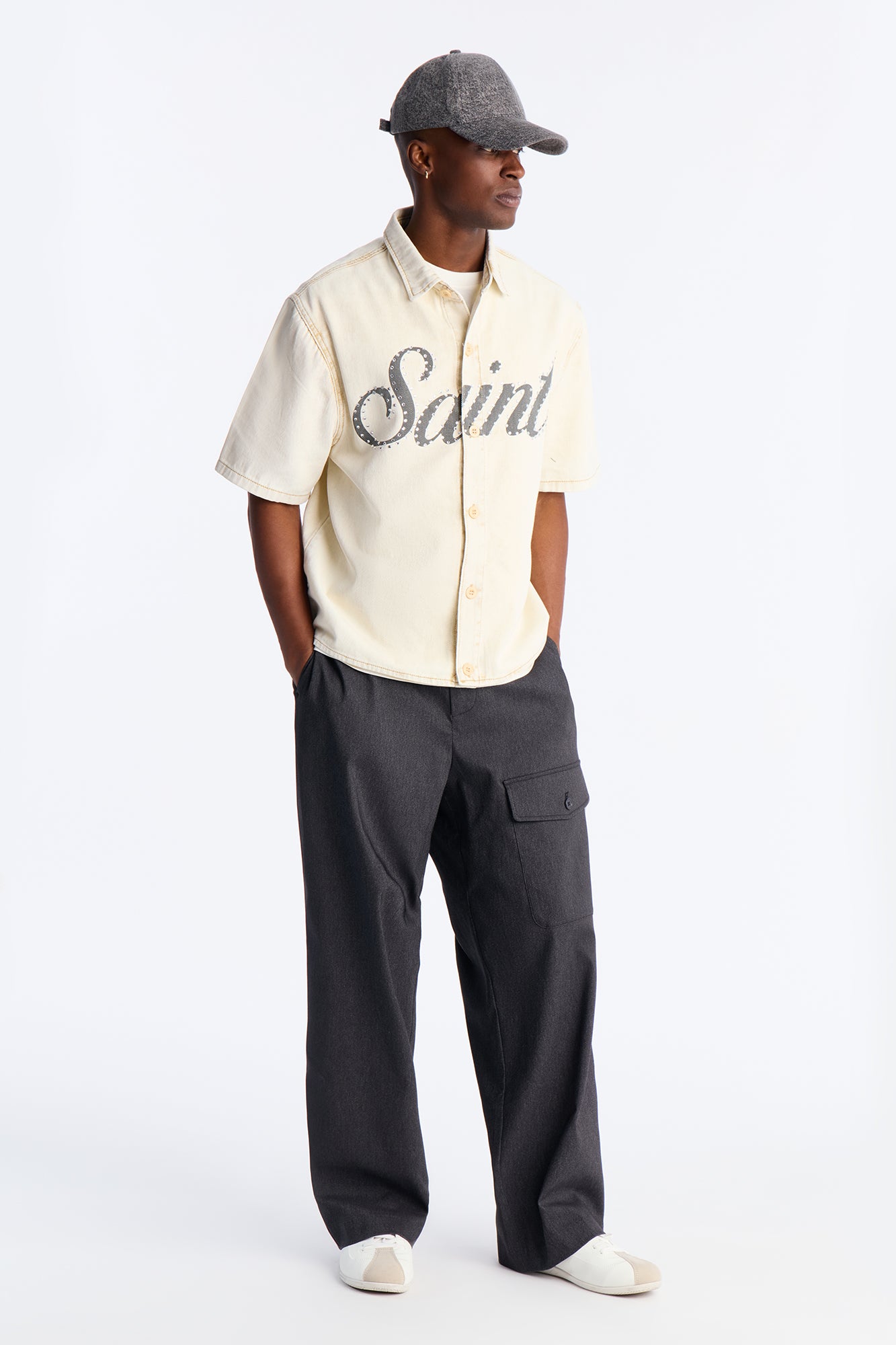Saint Blaze Button Up Shirt - Tan