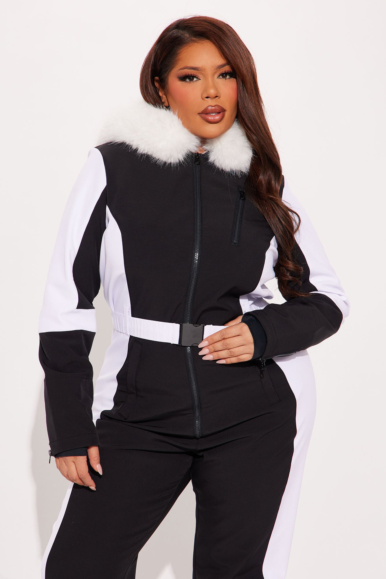 Blanket Of Snow Ski Jumpsuit - Black