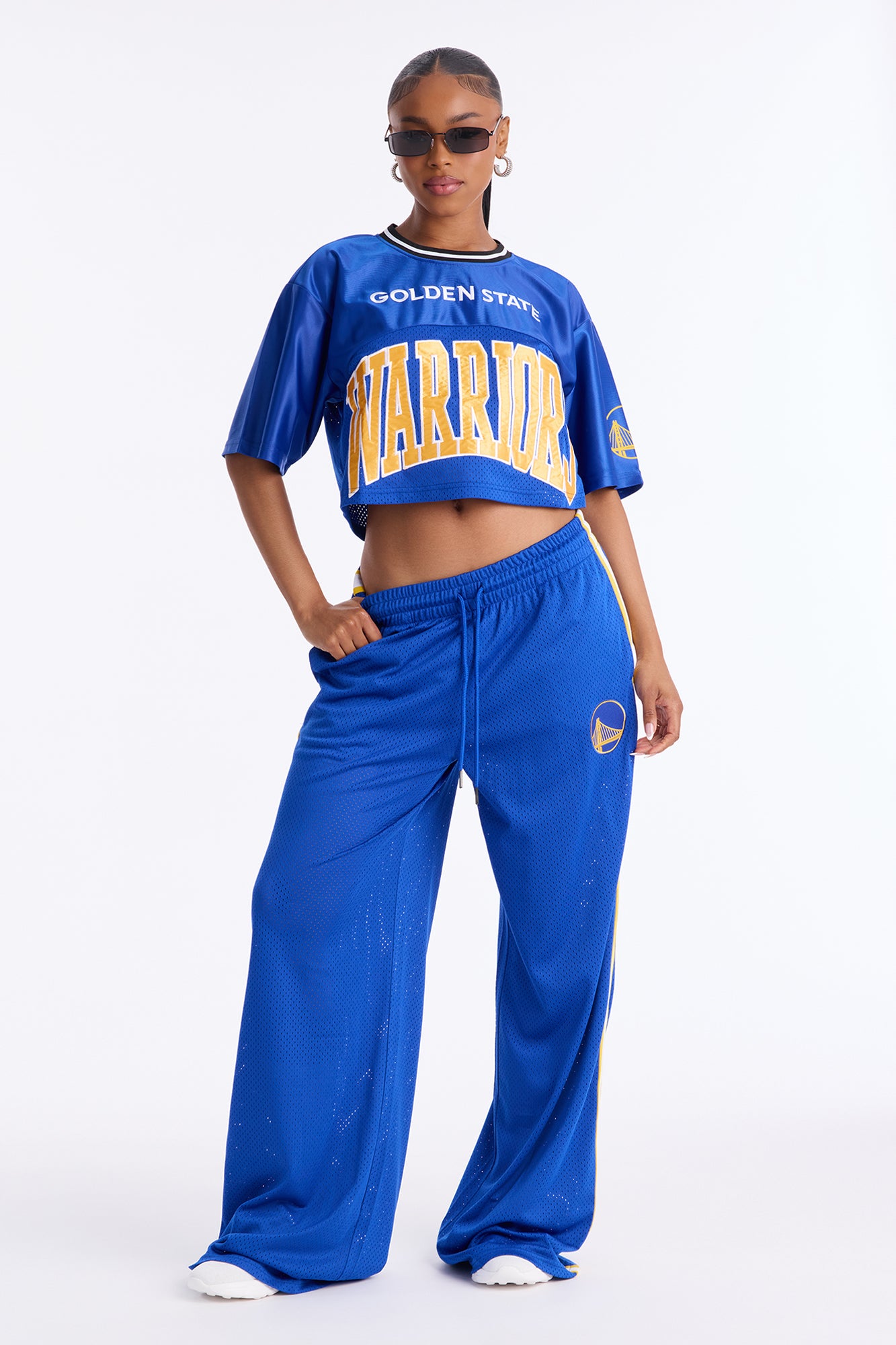 NBA Golden State Warriors Copped Tee - Royal