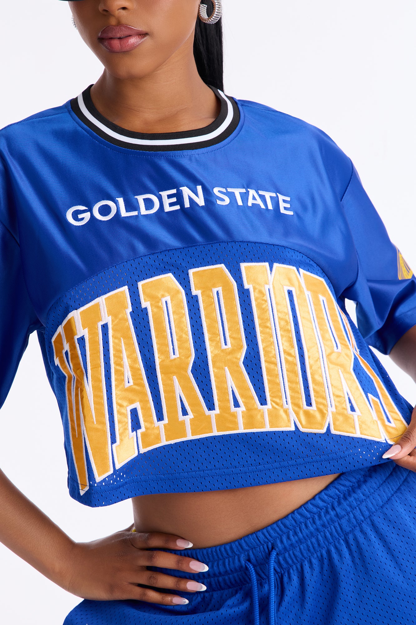 NBA Golden State Warriors Copped Tee - Royal