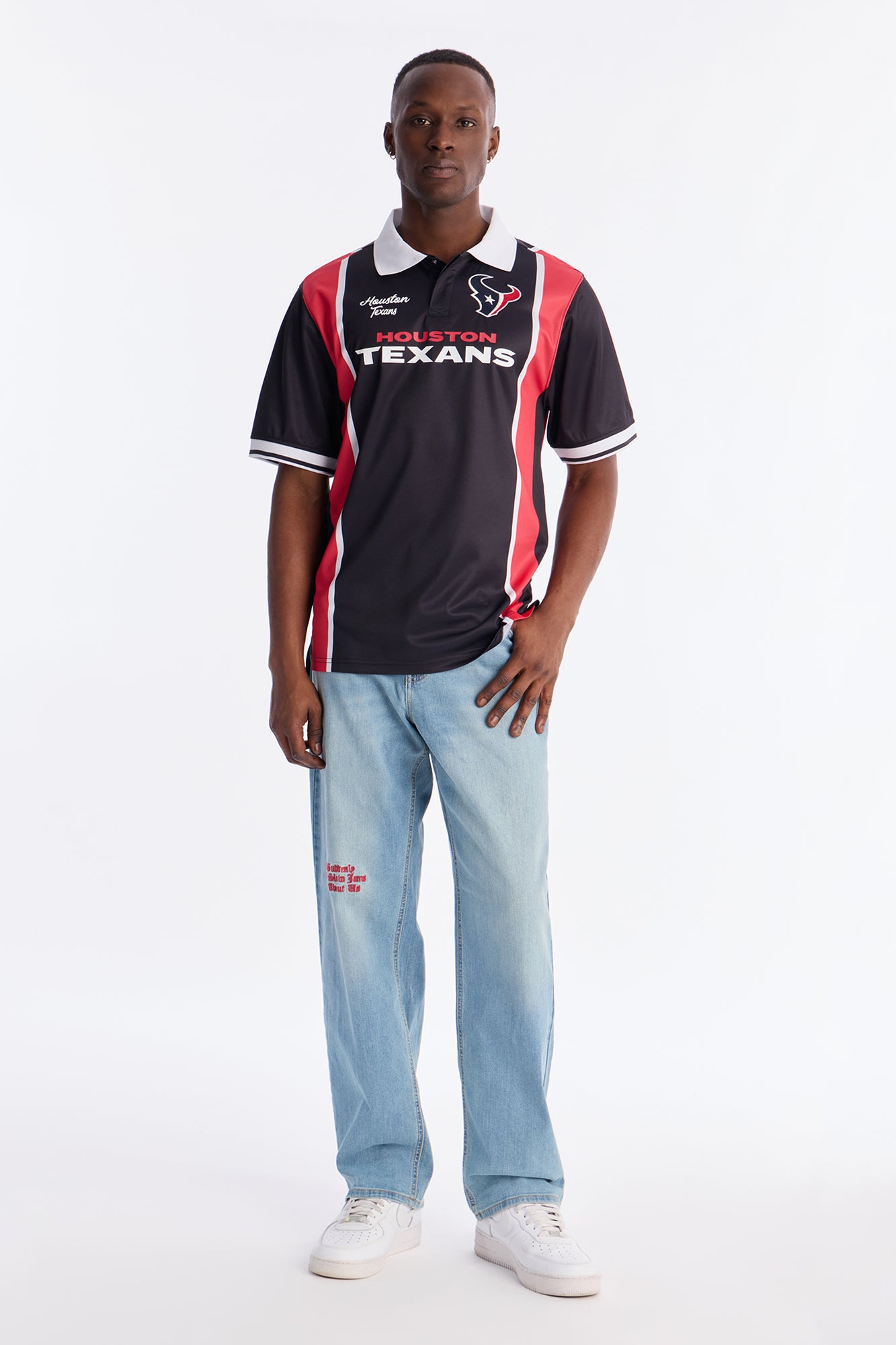 Texans Soccer Polo - Navy