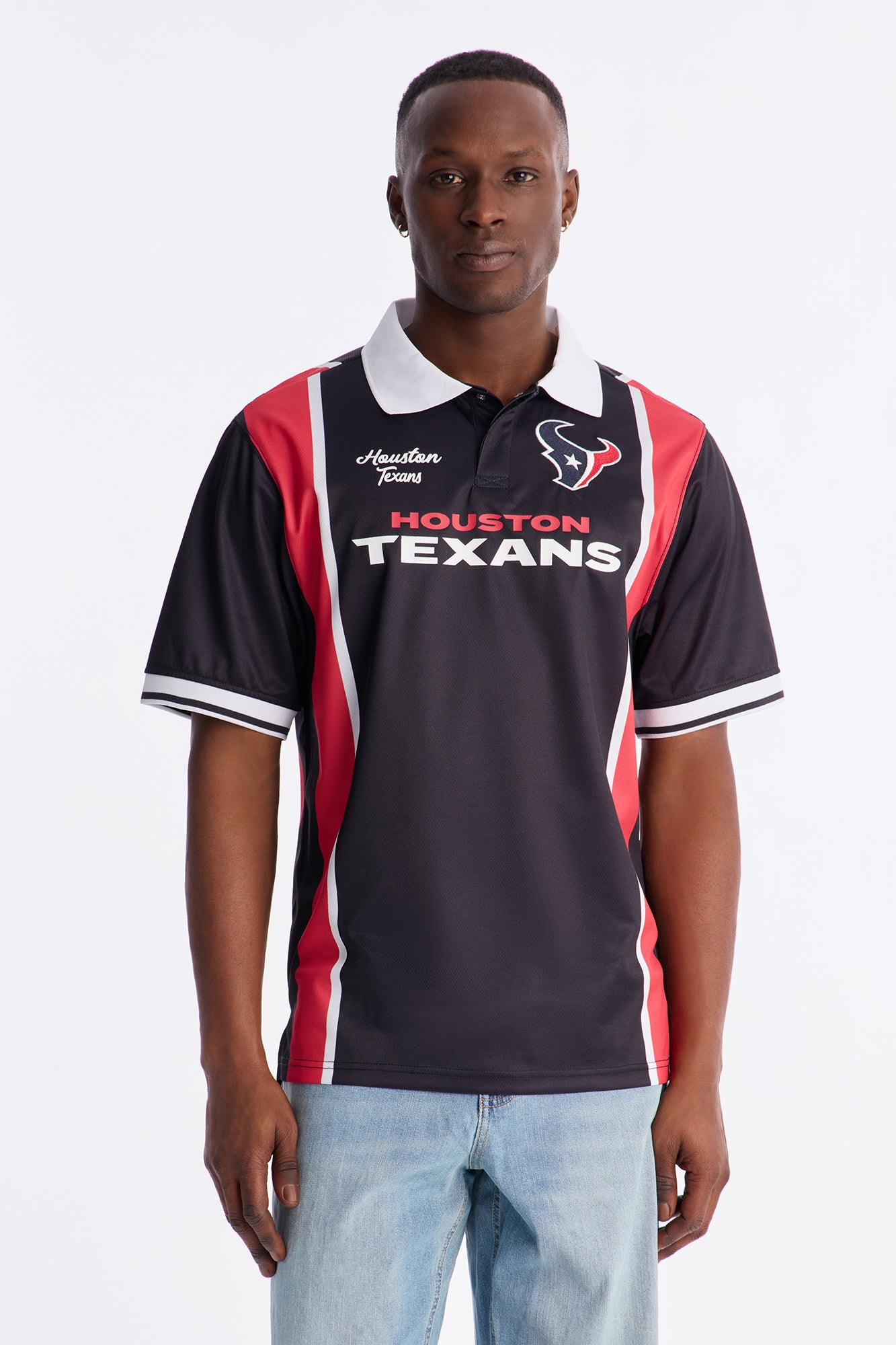 Texans Soccer Polo - Navy