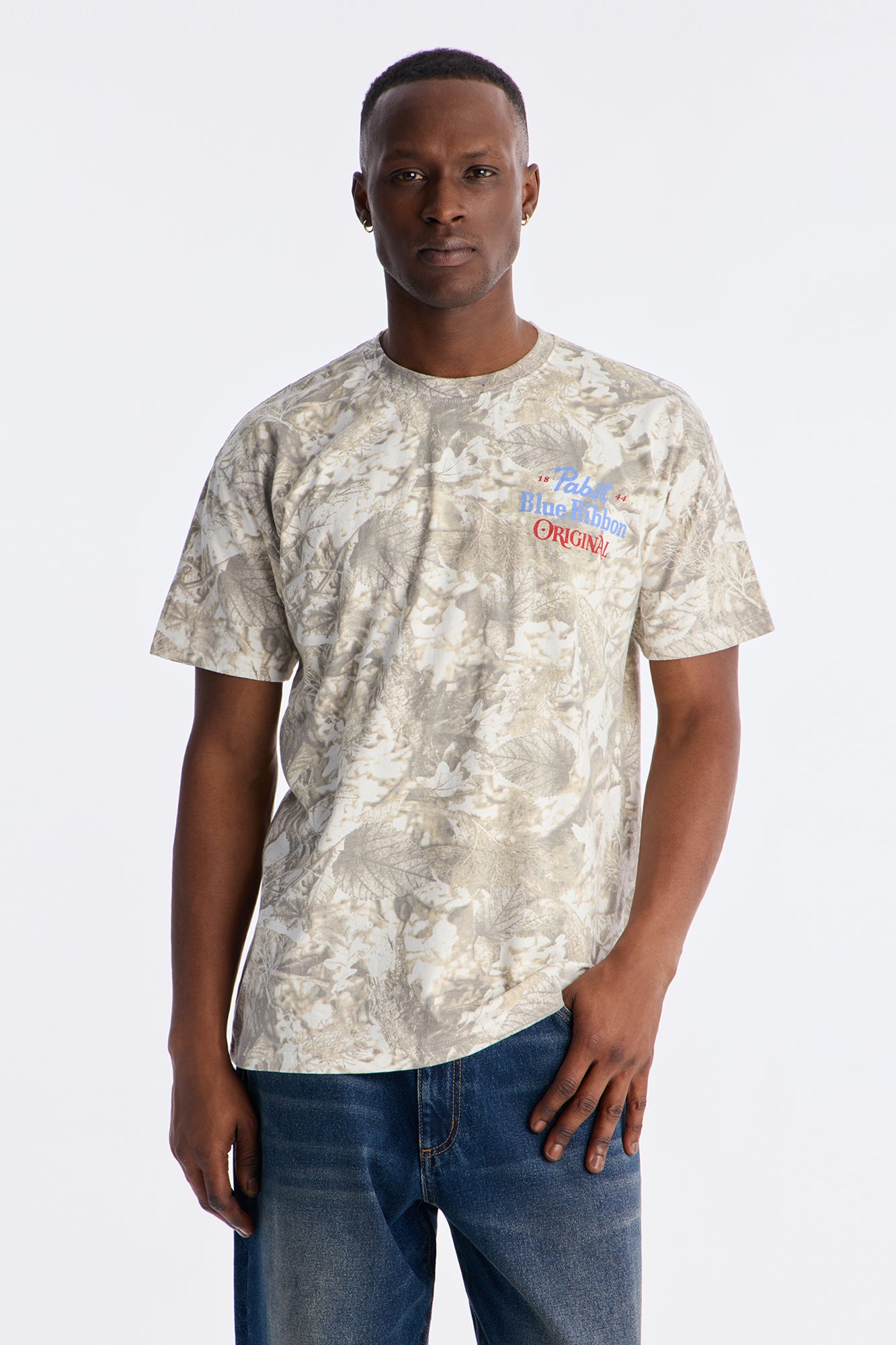 Pabst Blue Ribbon Camo Short Sleeve Tee - Camouflage